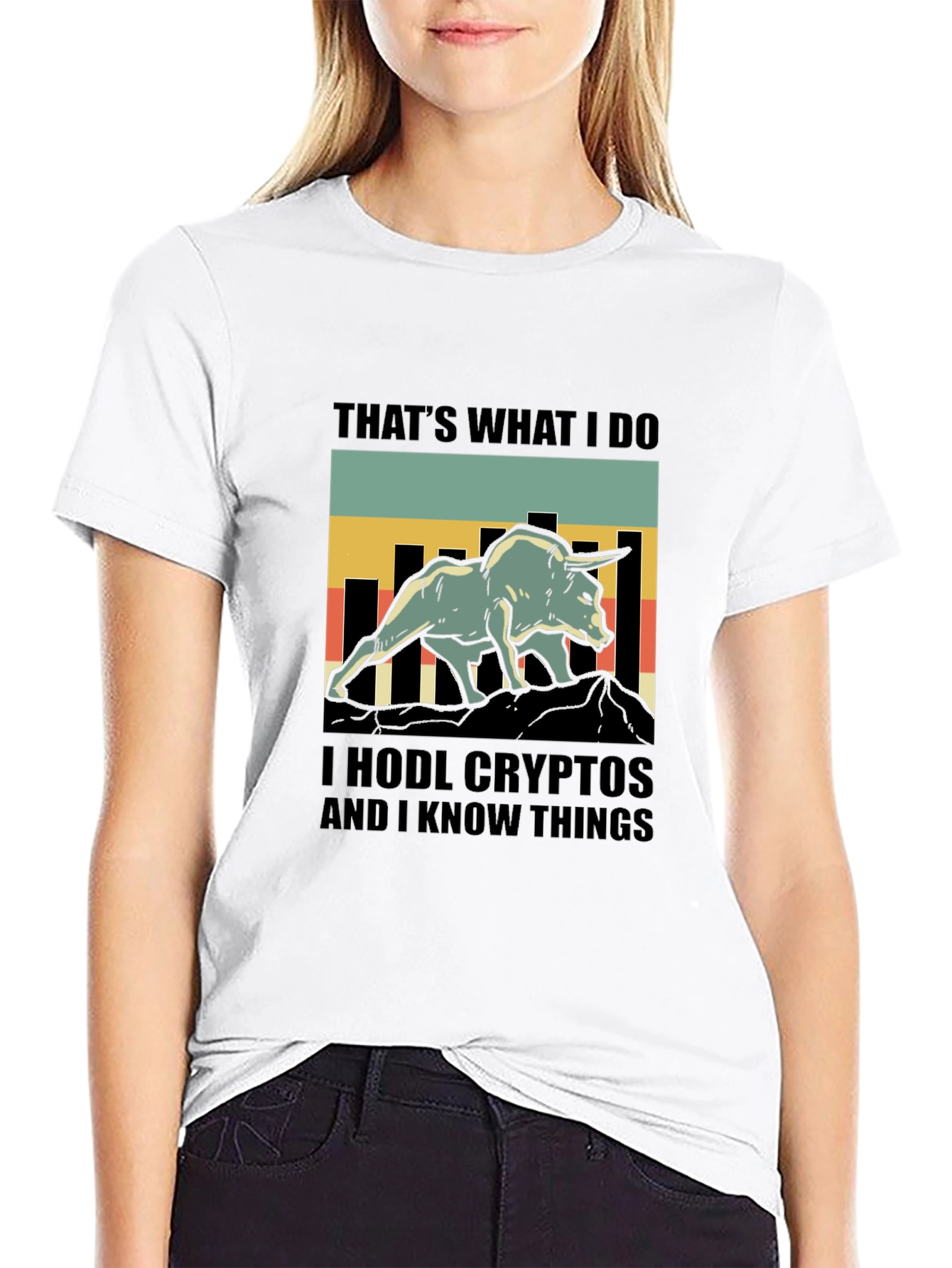 HODL Crypto Bull Graphic Tee