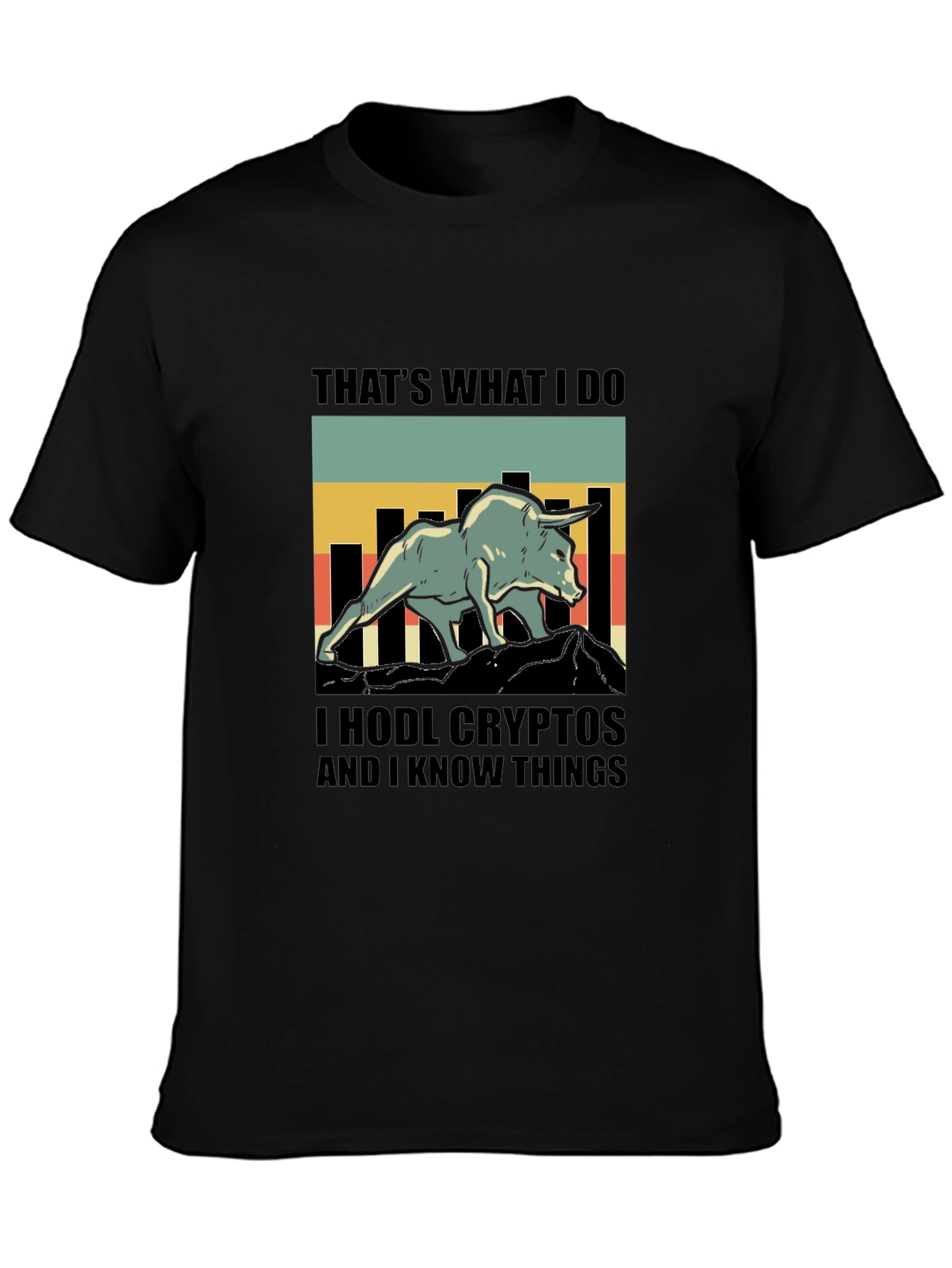 HODL Crypto Bull Graphic Tee
