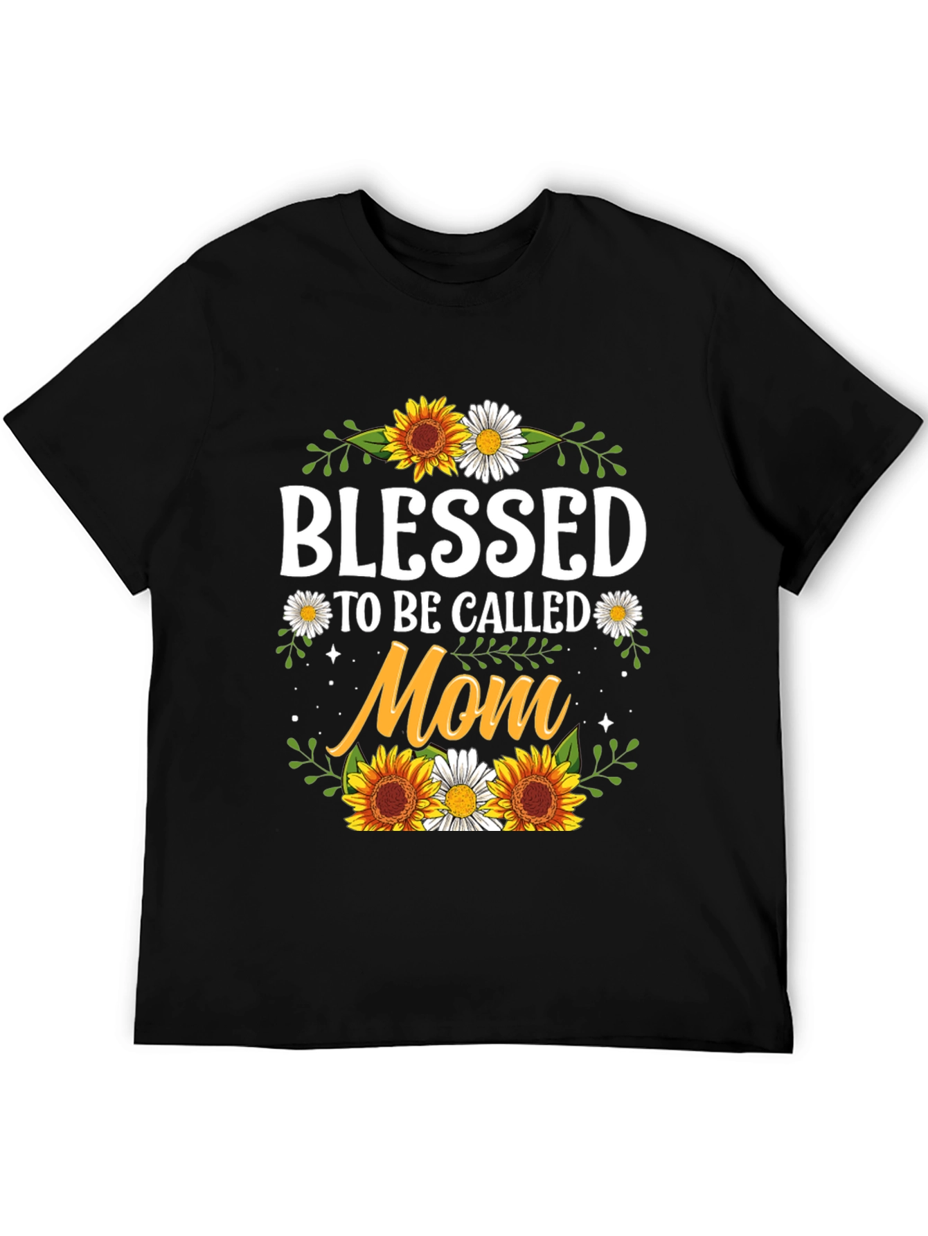 Blessed Mom T-Shirt - Sunflower Graphic Tee