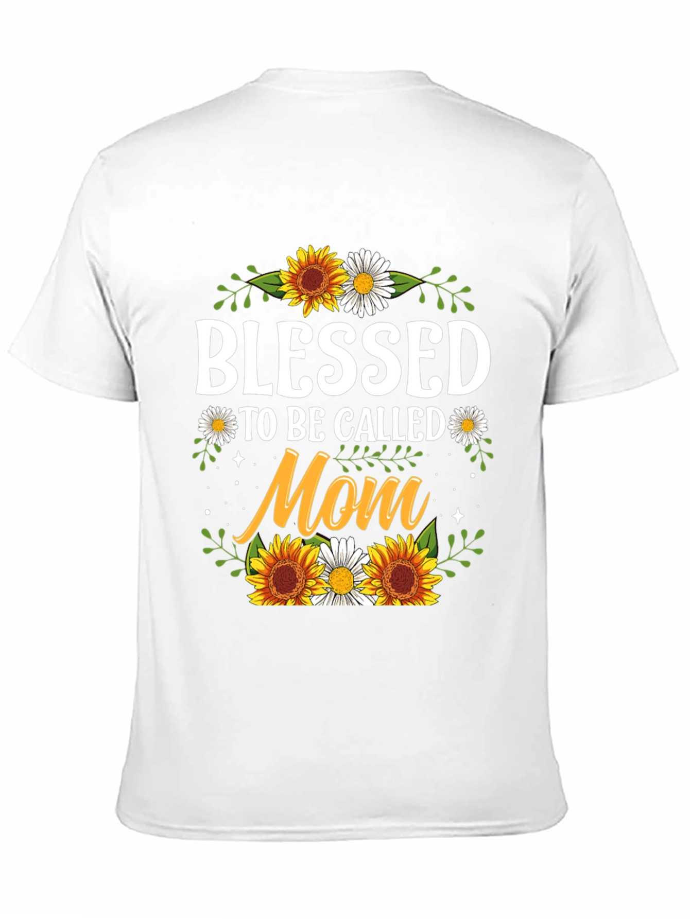 Blessed Mom T-Shirt - Sunflower Graphic Tee