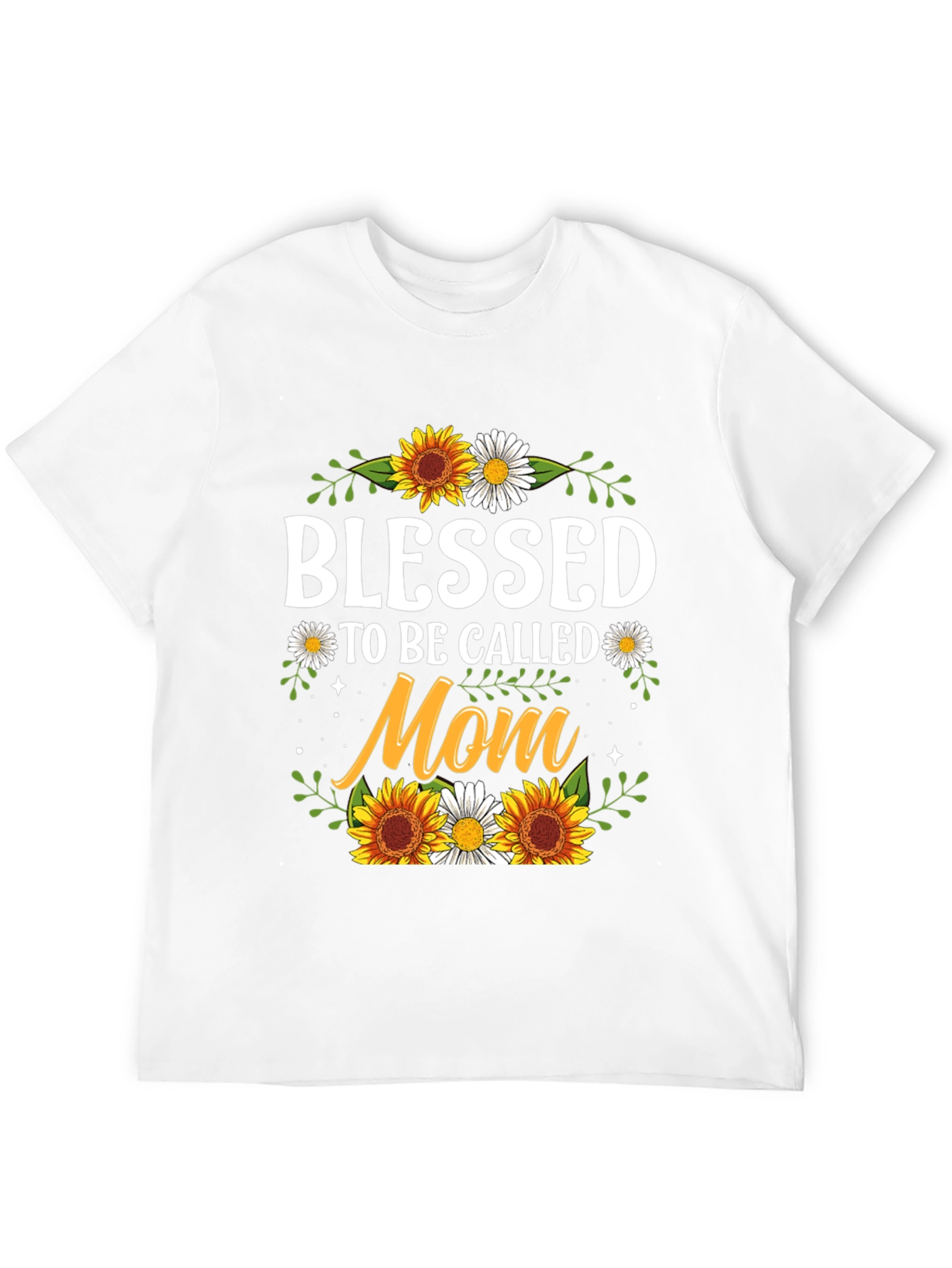 Blessed Mom T-Shirt - Sunflower Graphic Tee