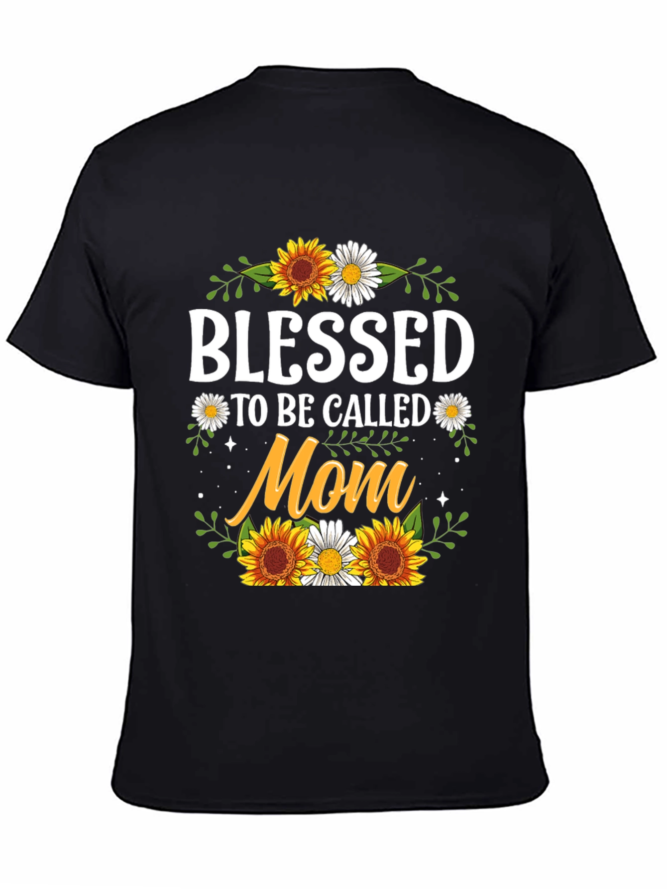 Blessed Mom T-Shirt - Sunflower Graphic Tee