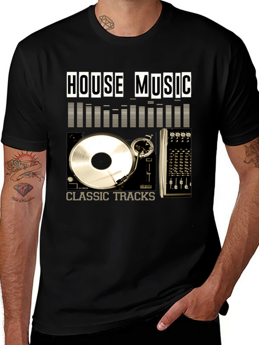 House Music Classic Tracks Graphic Tee