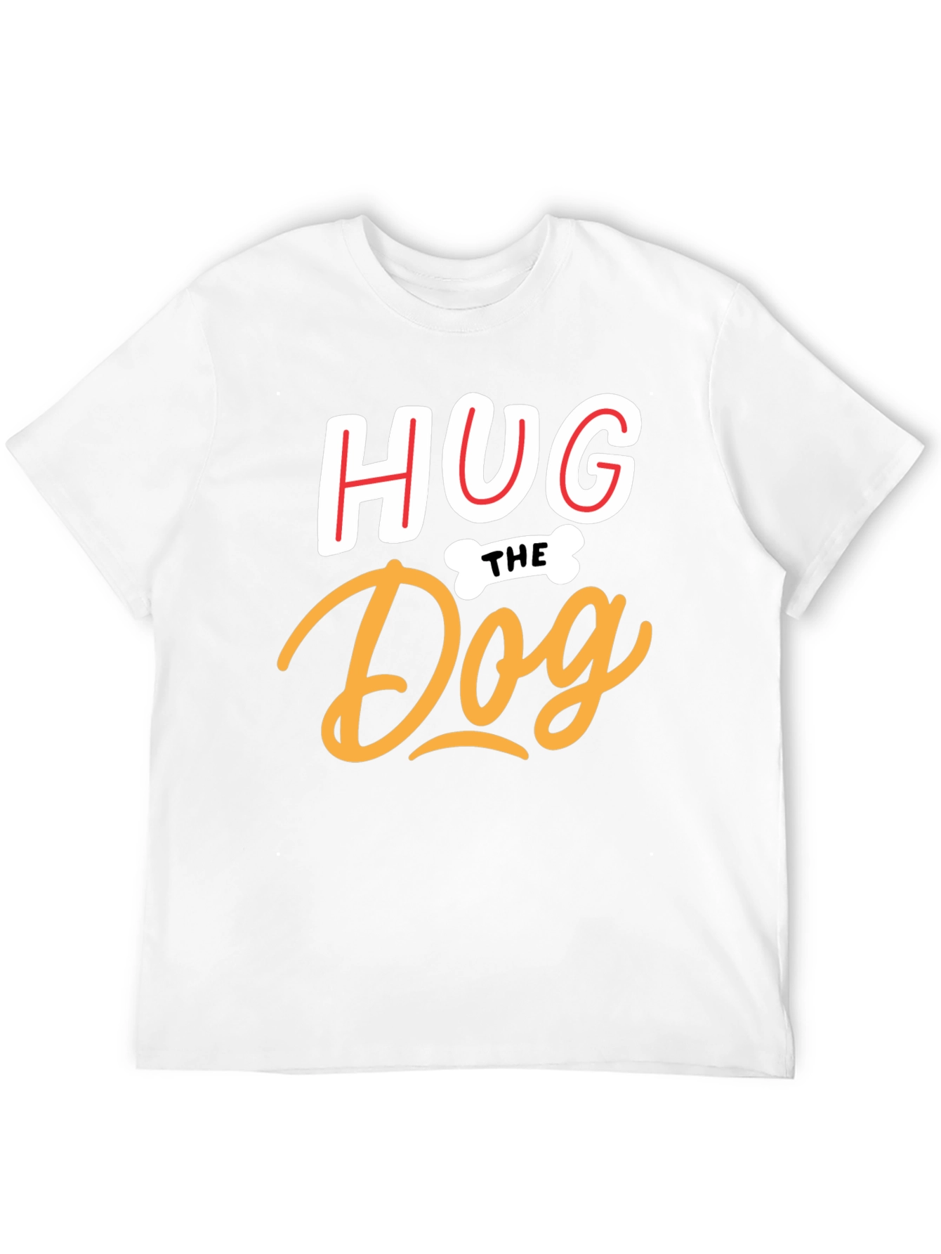 Hug The Dog Graphic T-Shirt
