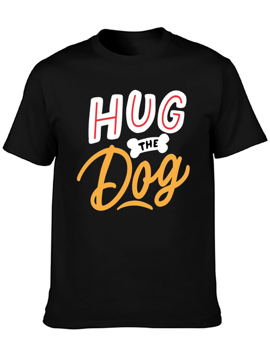 Hug The Dog Graphic T-Shirt