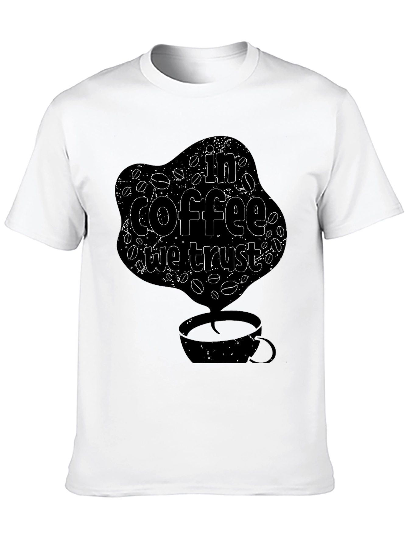 In Coffee We Trust T-Shirt - Novelty Graphic Tee