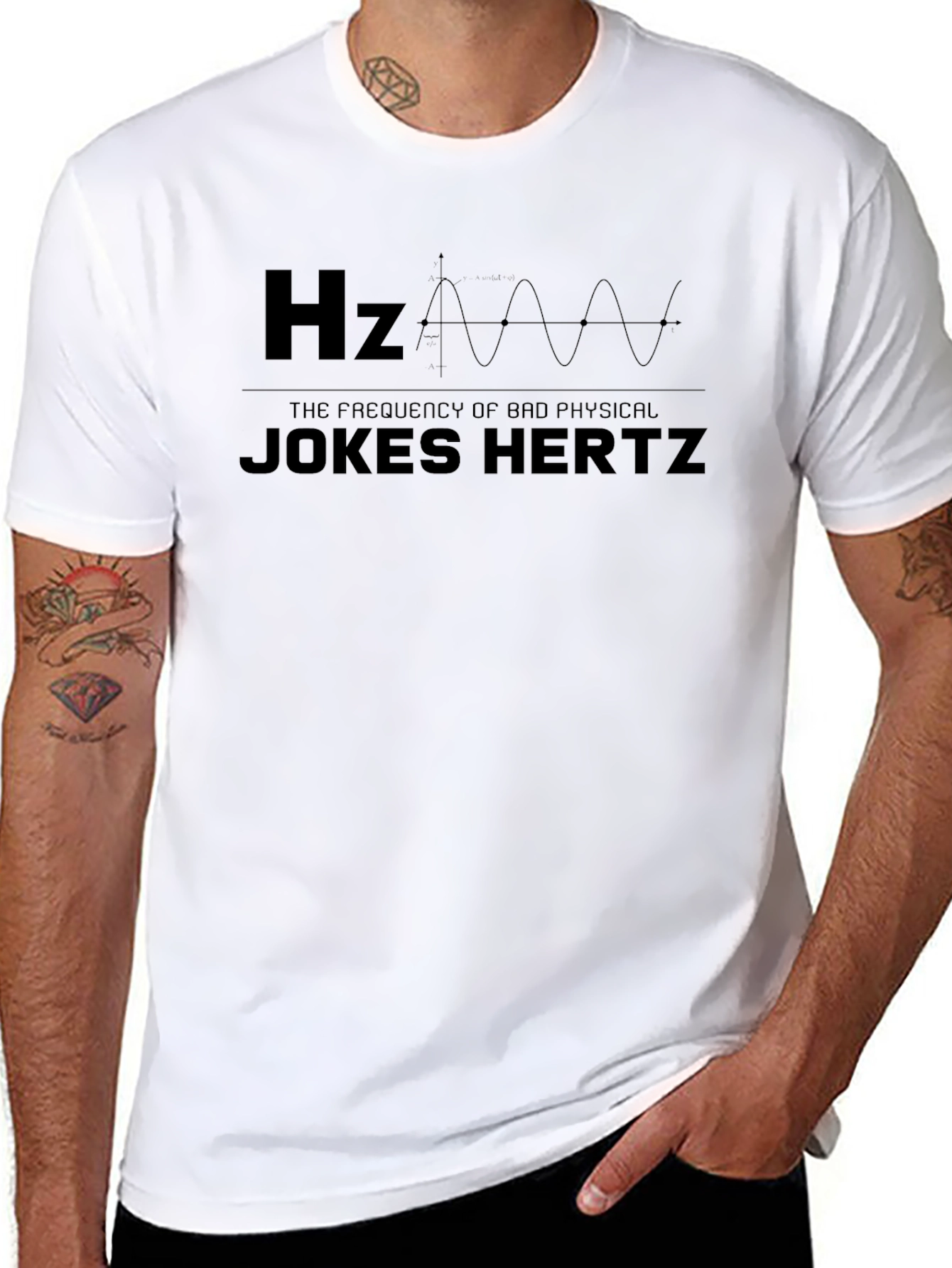 Jokes Hertz Hz Funny Physics T-Shirt