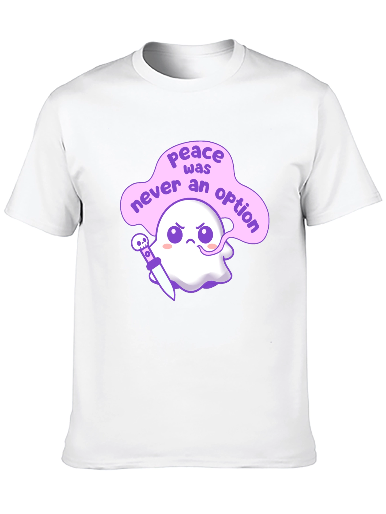 Peace Was Never an Option Ghost T-Shirt