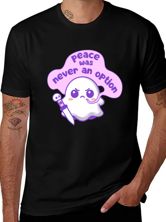 Peace Was Never an Option Ghost T-Shirt