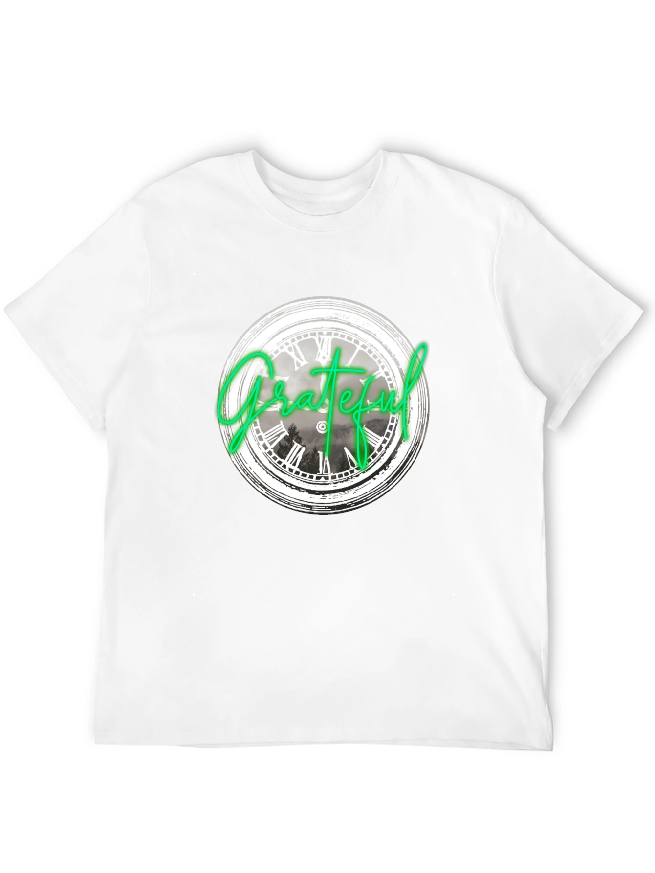 Grateful Clock Graphic Tee - Black