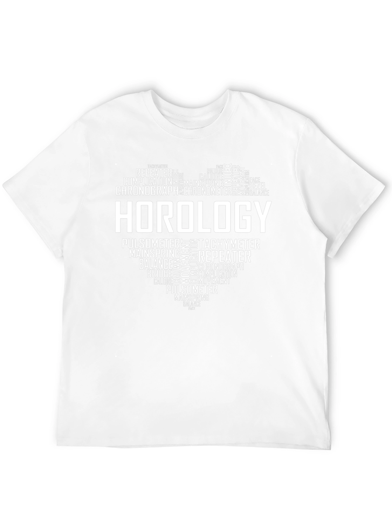 Horology Heart T-Shirt - Watch Lover Tee