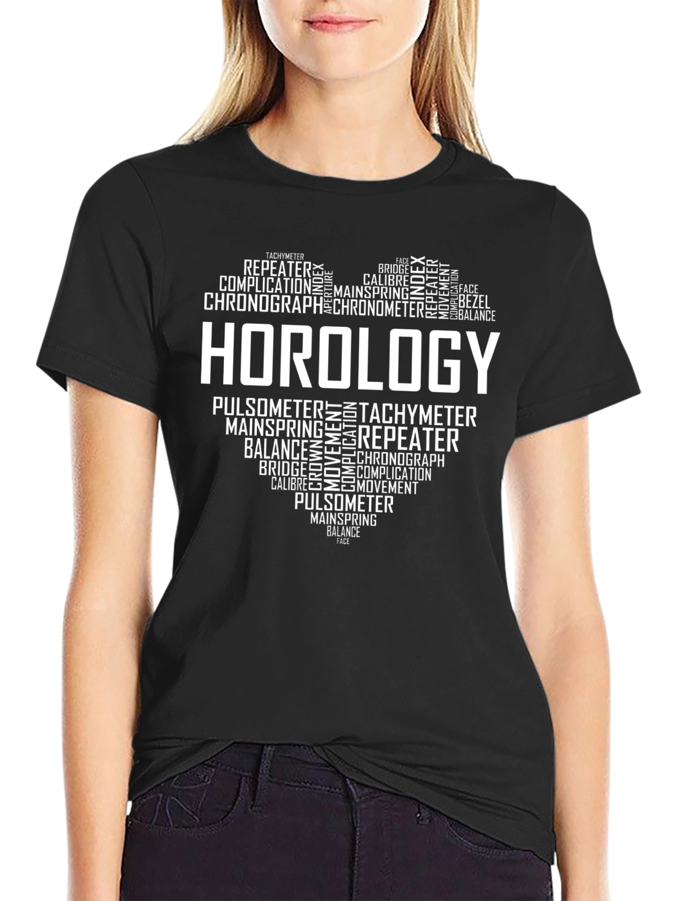 Horology Heart T-Shirt - Watch Lover Tee