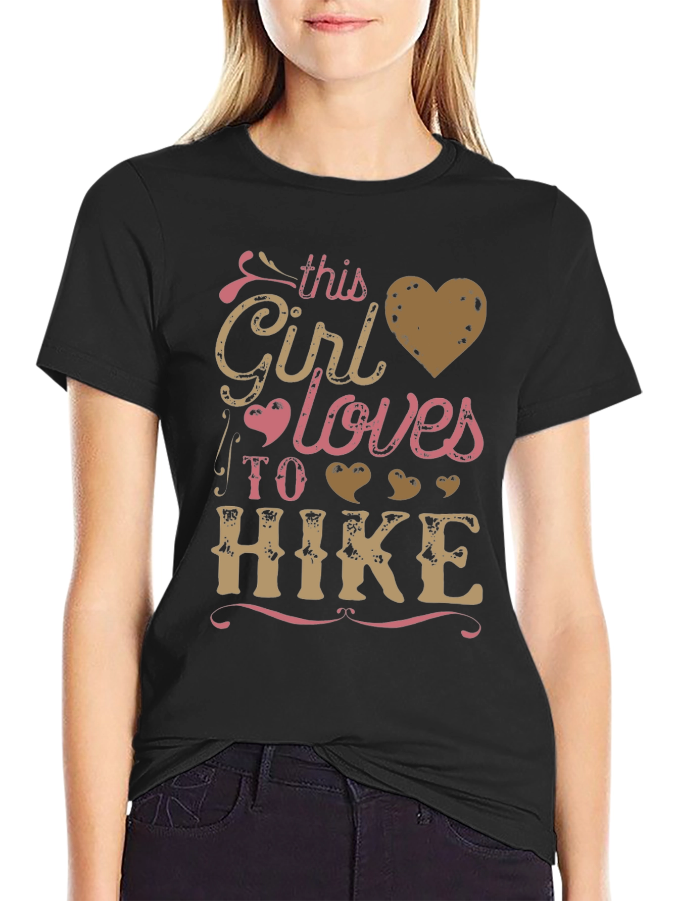 Hiking Lover T-Shirt - This Girl Loves to Hike