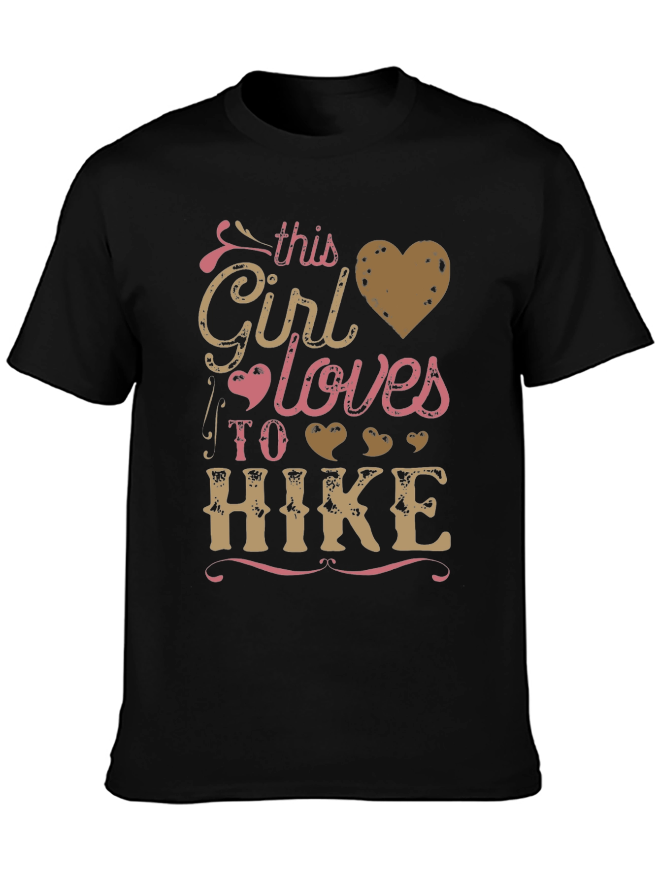 Hiking Lover T-Shirt - This Girl Loves to Hike
