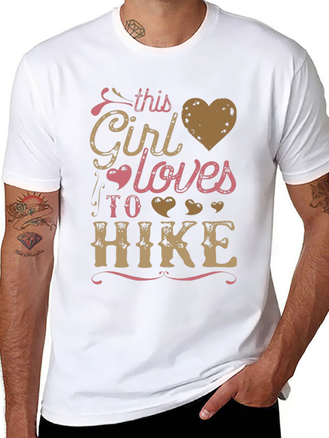 Hiking Lover T-Shirt - This Girl Loves to Hike