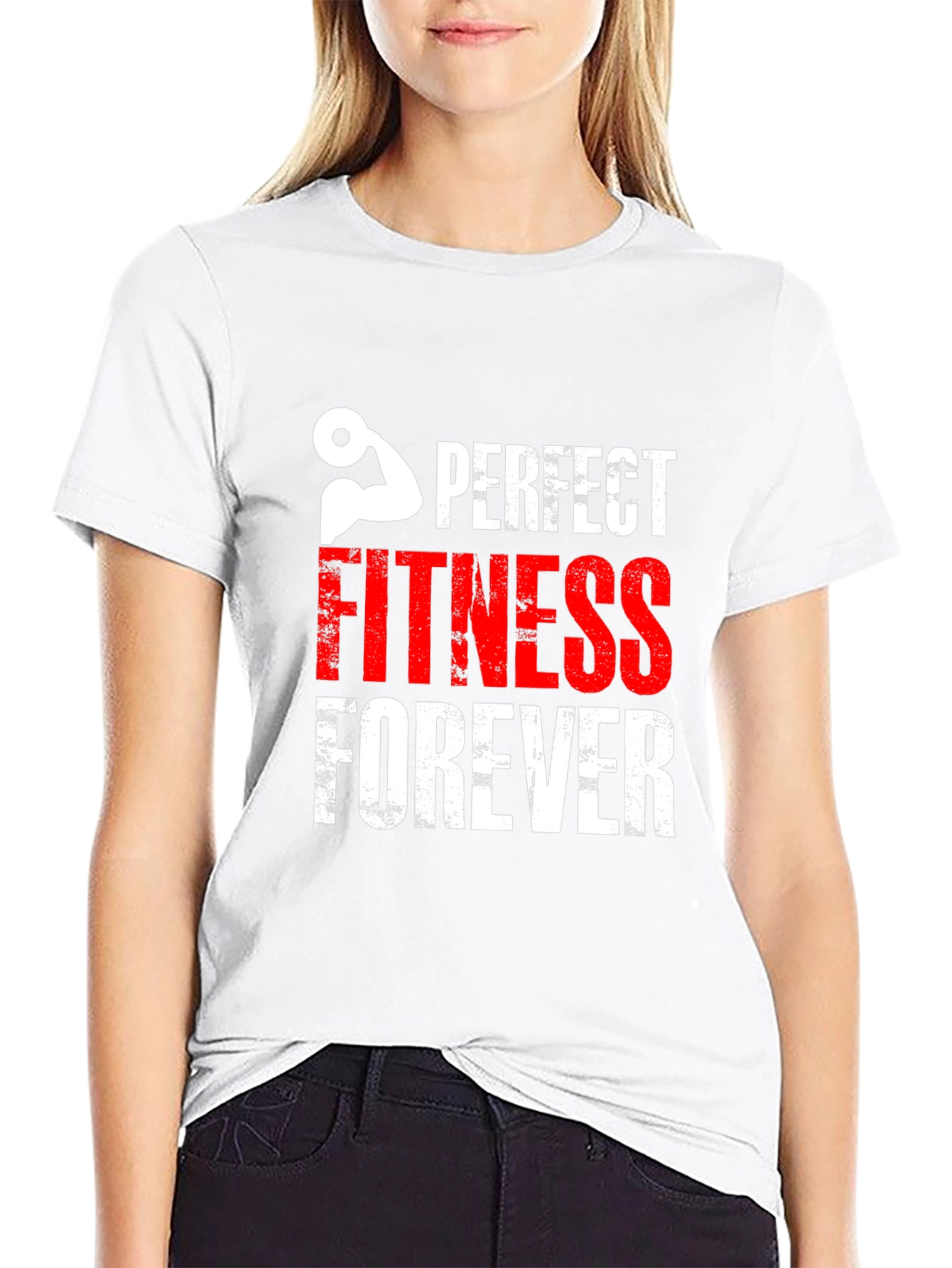 Perfect Fitness Forever Black T-Shirt