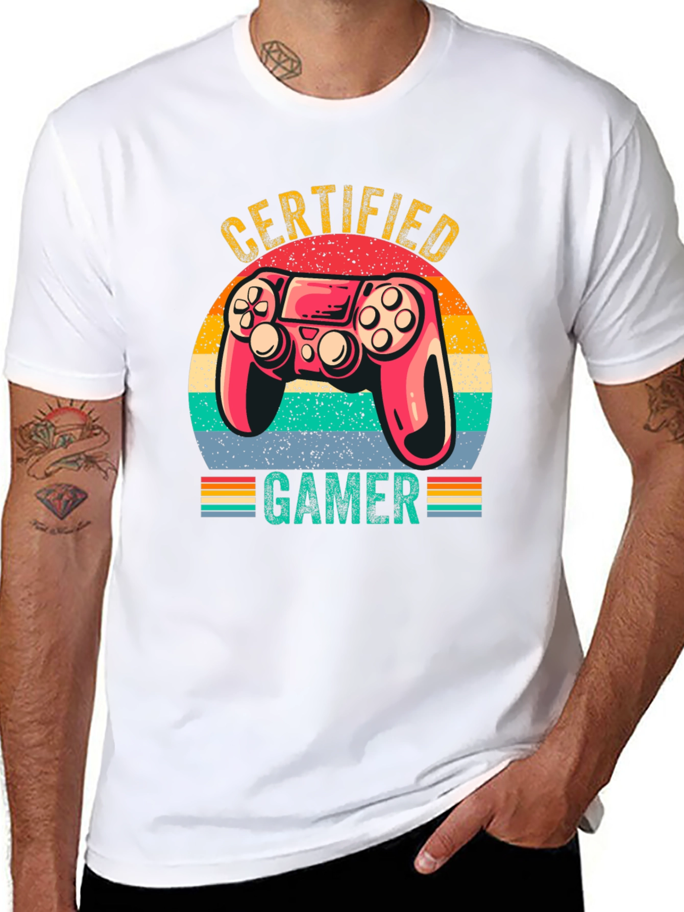 Certified Gamer Graphic T-Shirt