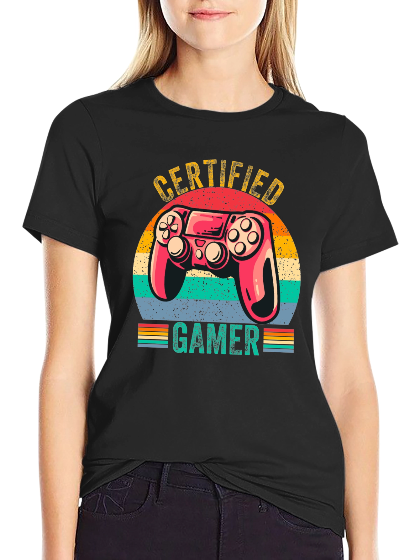 Certified Gamer Graphic T-Shirt