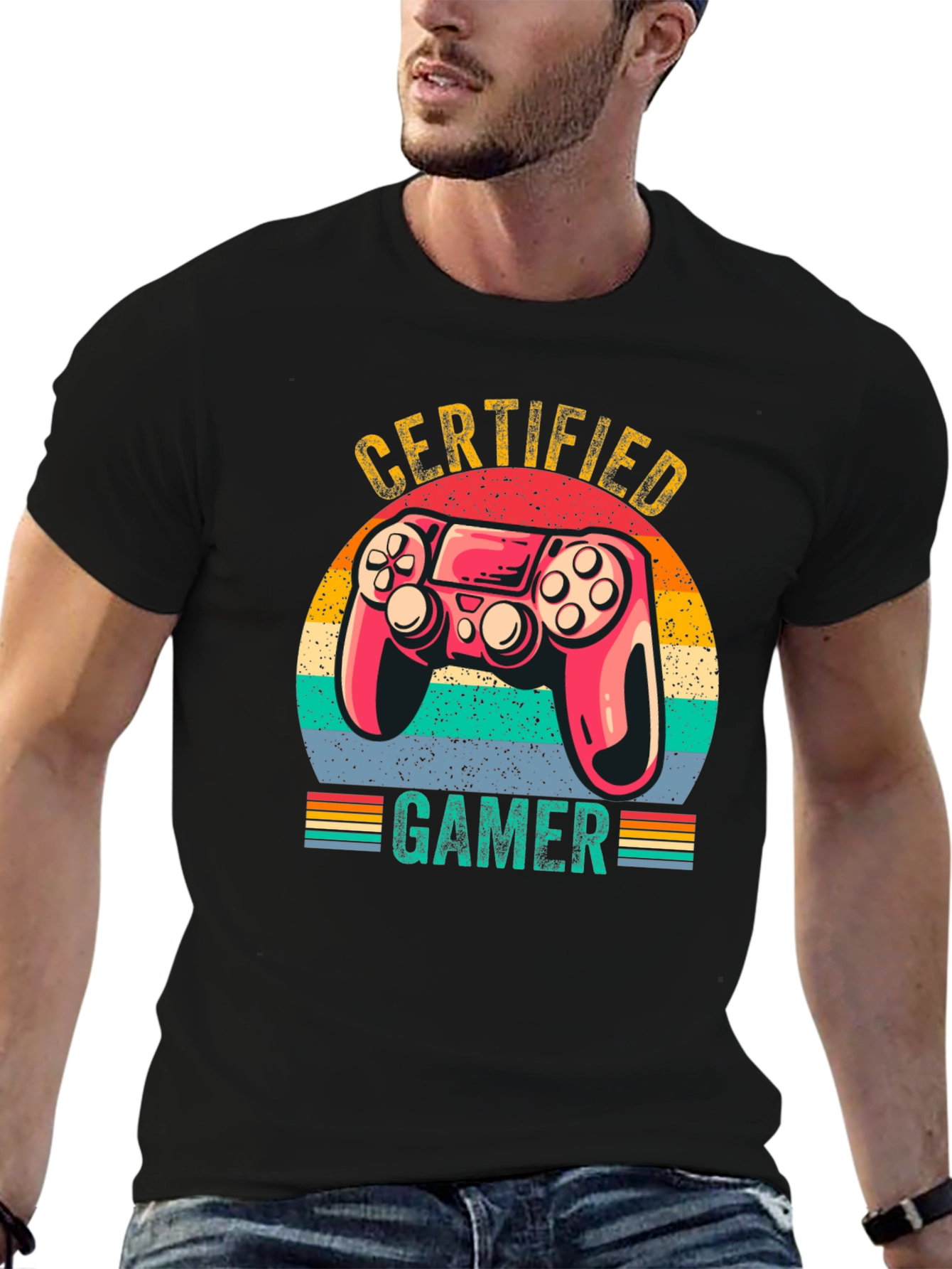 Certified Gamer Graphic T-Shirt