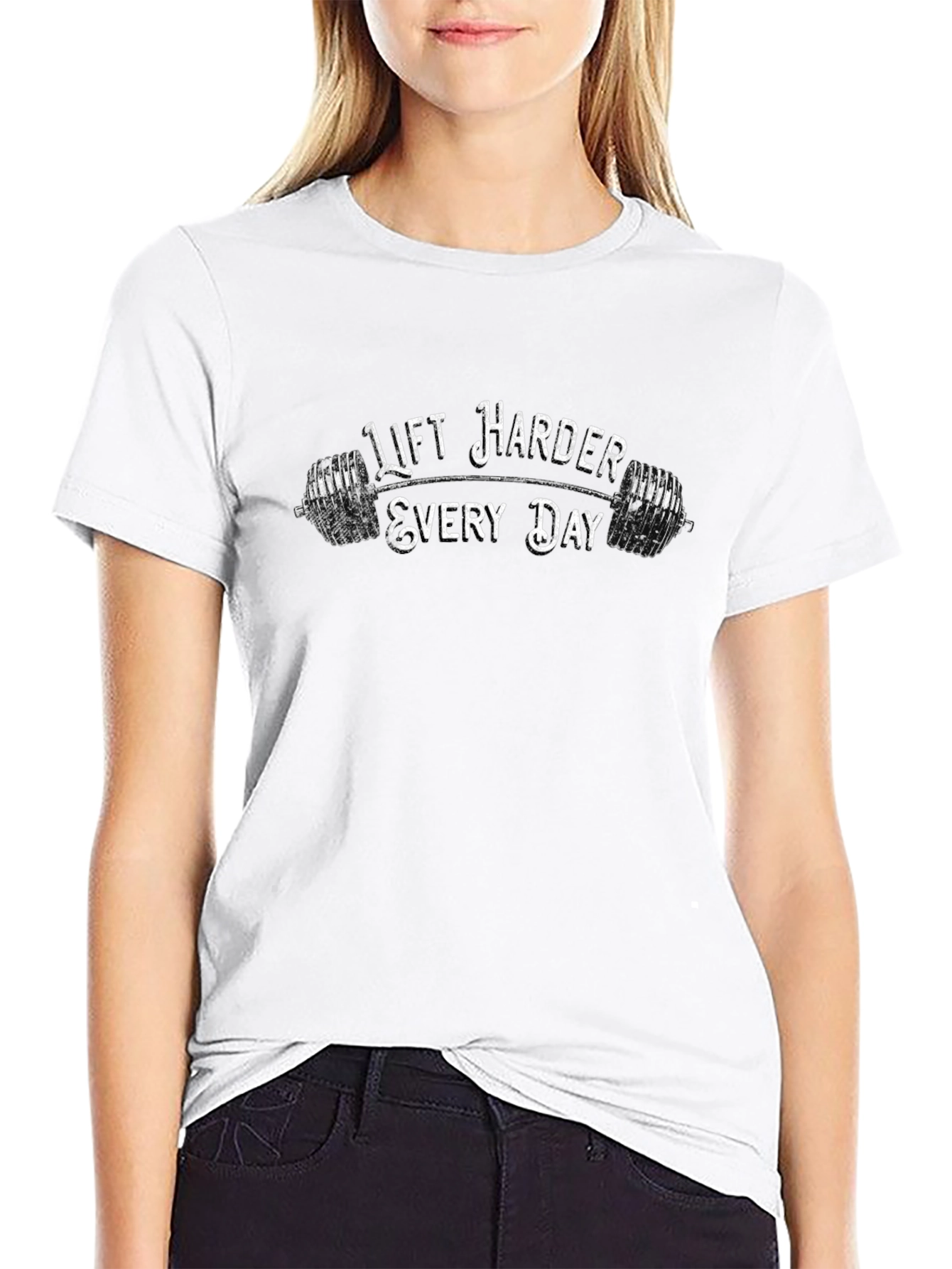 Lift Harder Every Day Mens Graphic T-Shirt