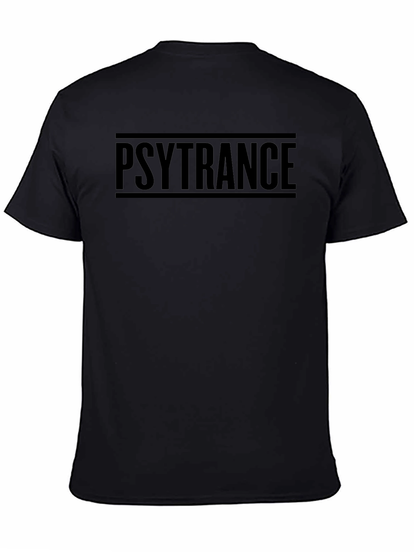 Psytrance Black T-Shirt - Music Festival Rave Style