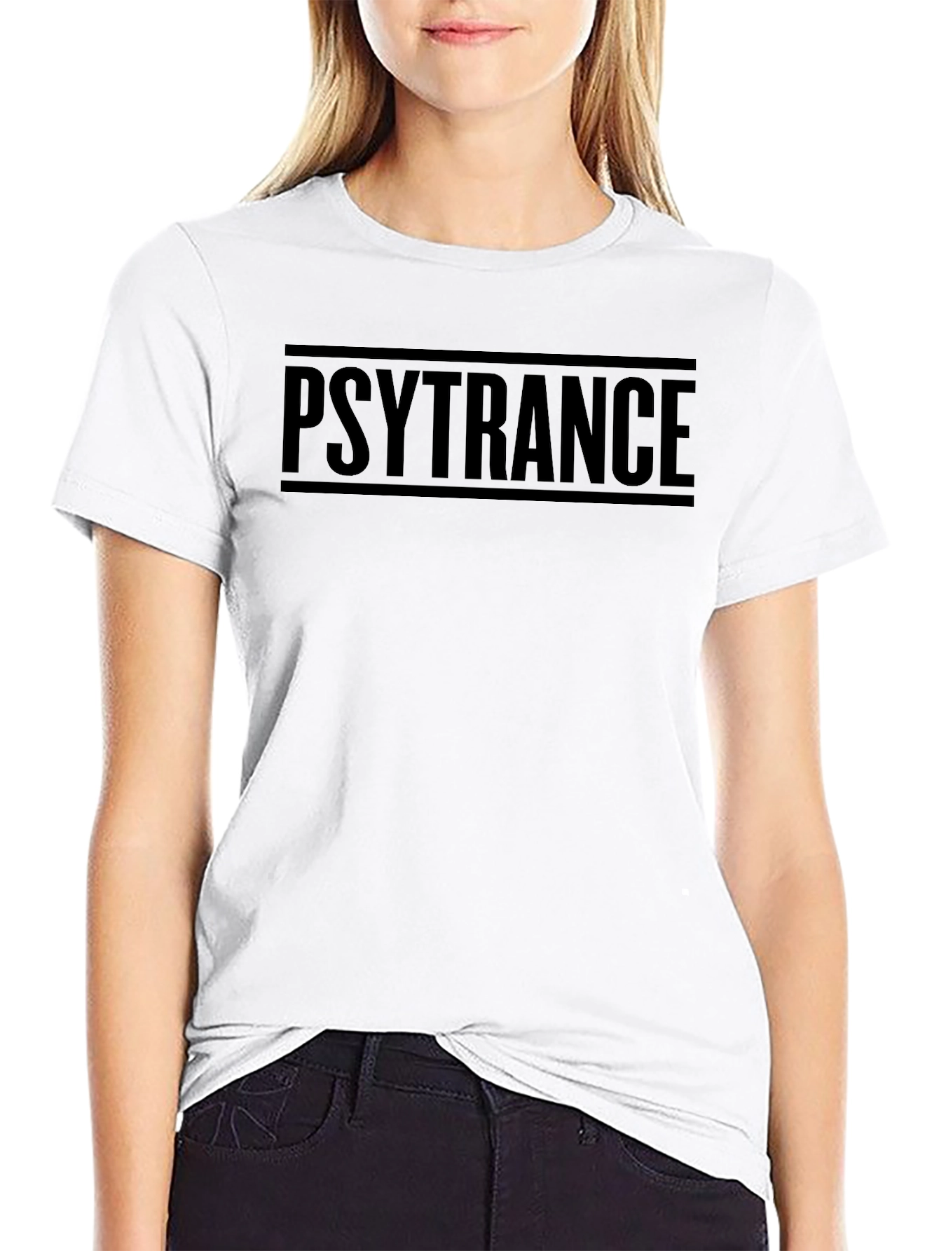 Psytrance Black T-Shirt - Music Festival Rave Style