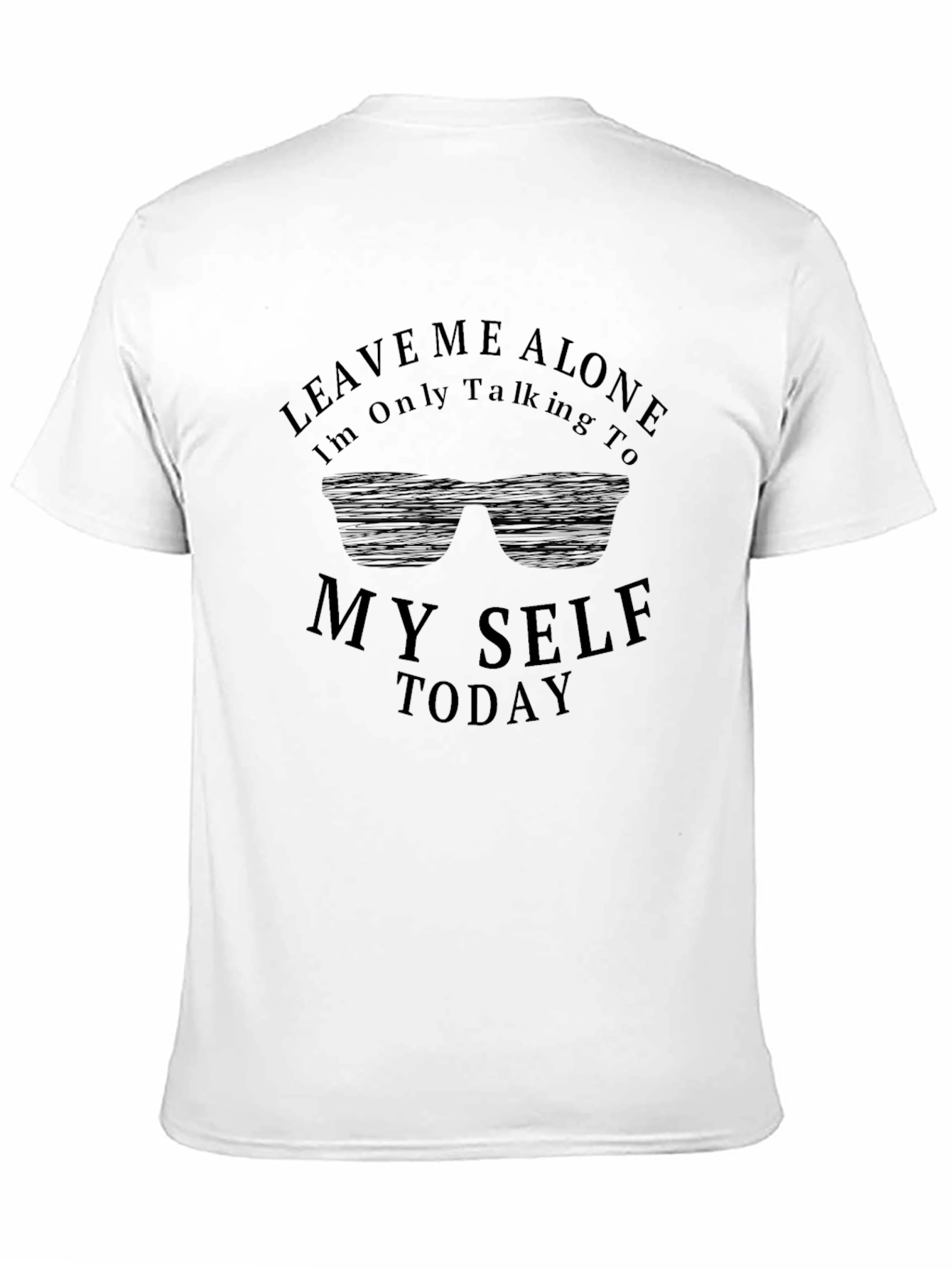 Leave Me Alone Graphic Tee - Mens Black T-Shirt