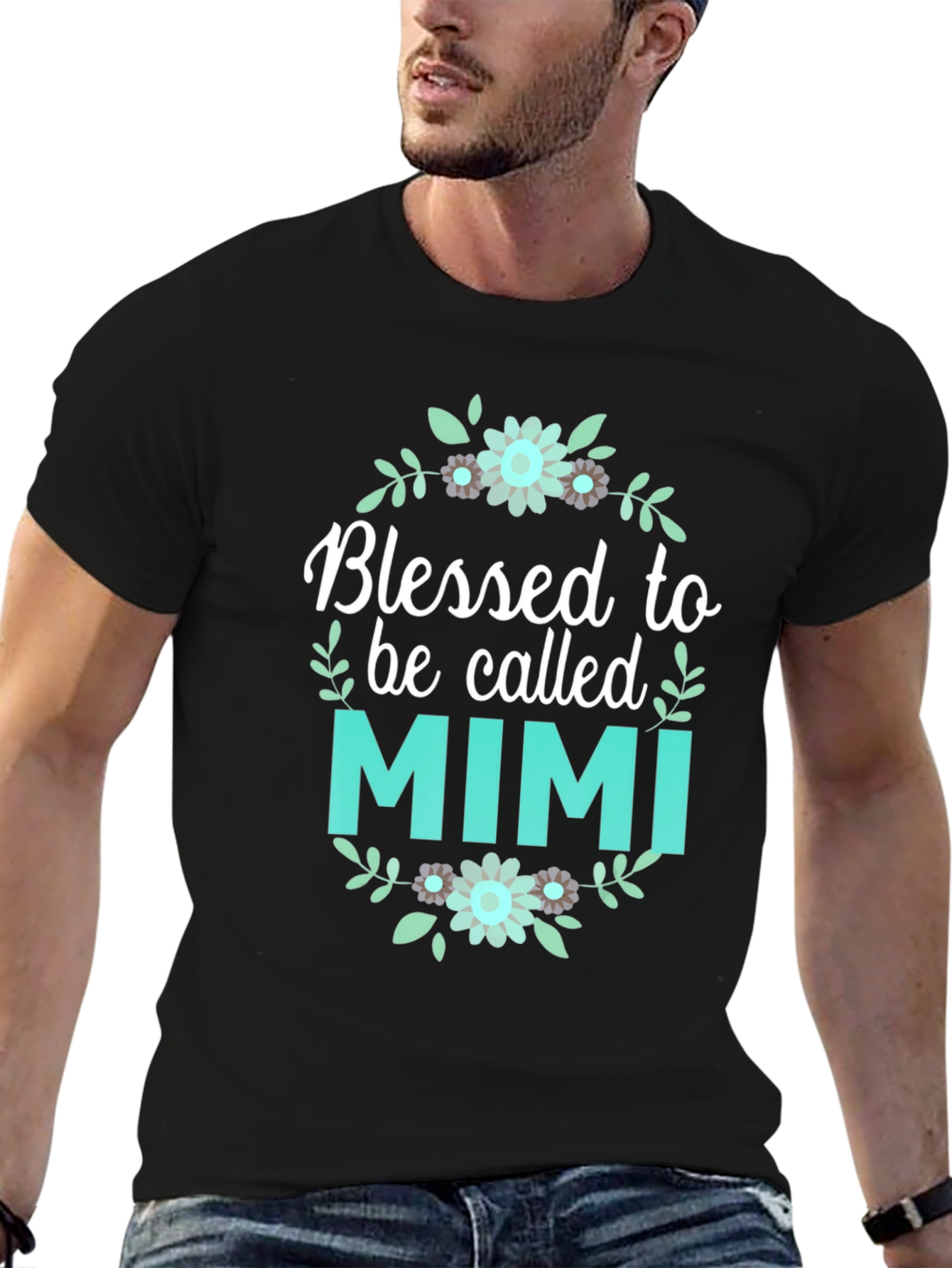 Blessed Mimi Floral Graphic T-Shirt
