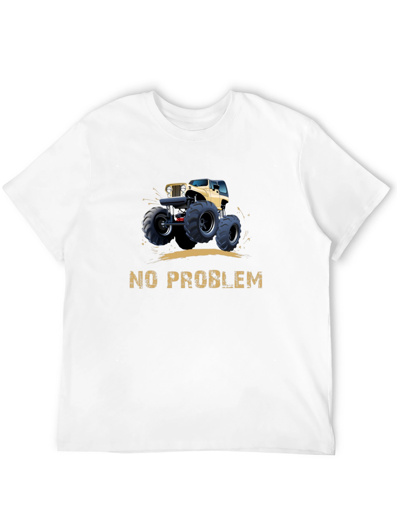 No Problem Monster Truck Graphic Tee
