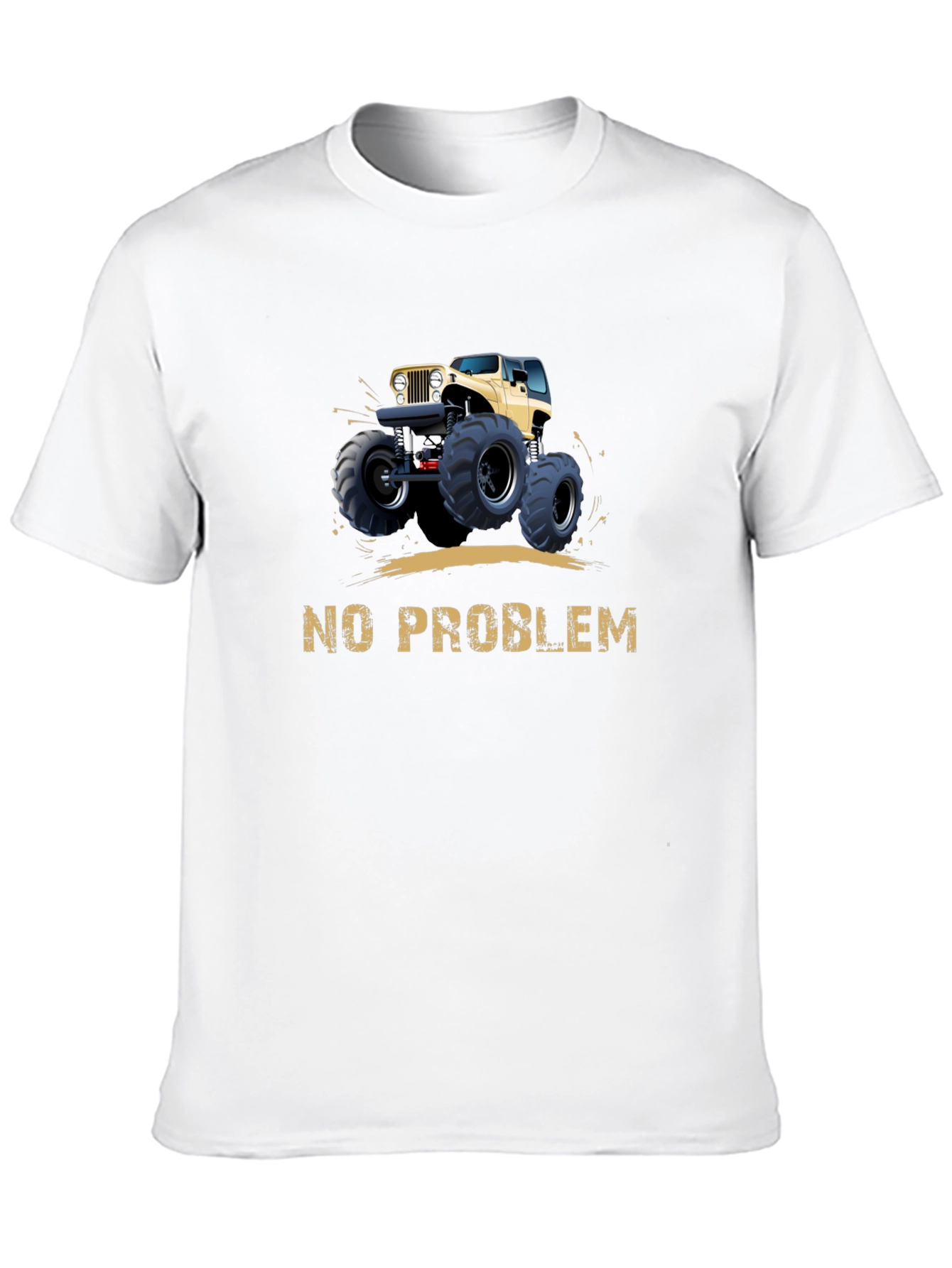 No Problem Monster Truck Graphic Tee