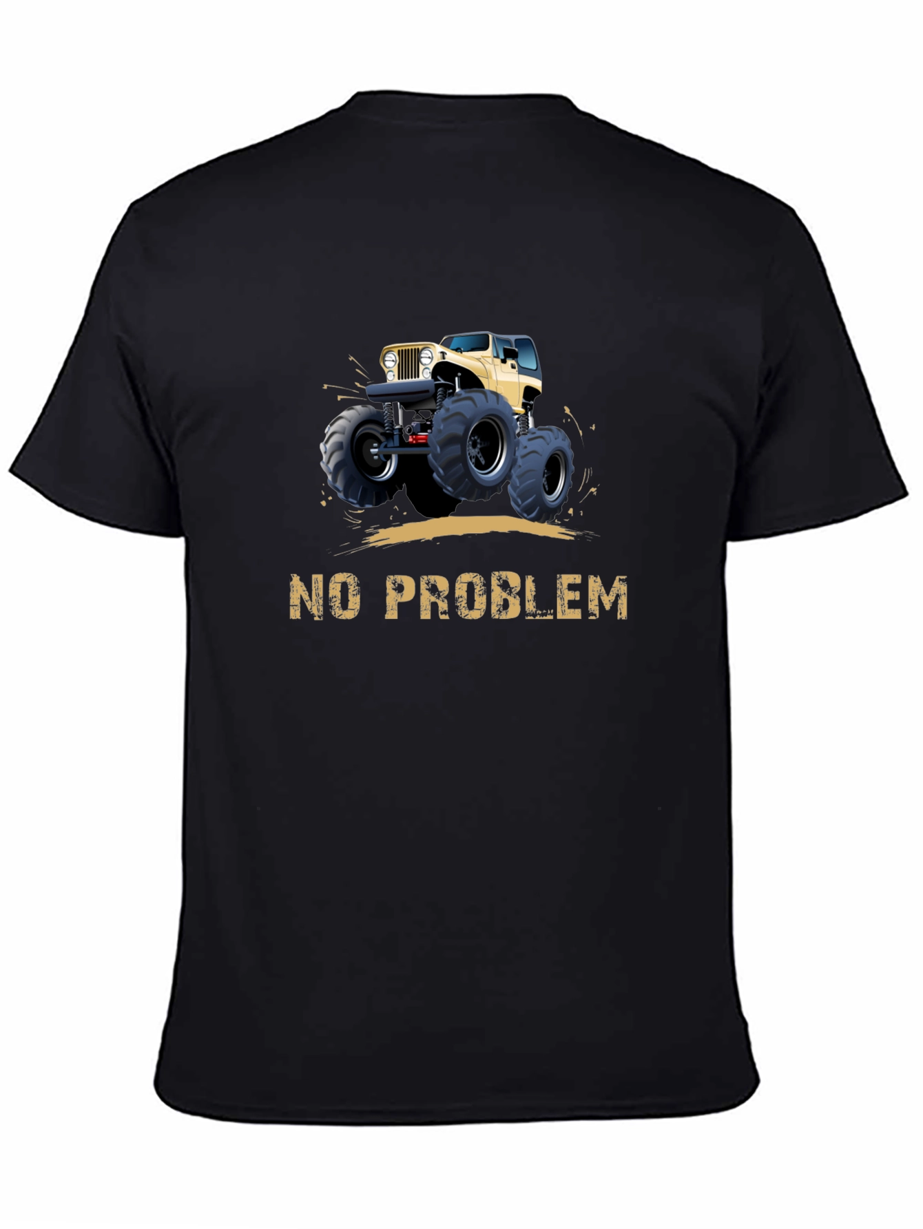 No Problem Monster Truck Graphic Tee