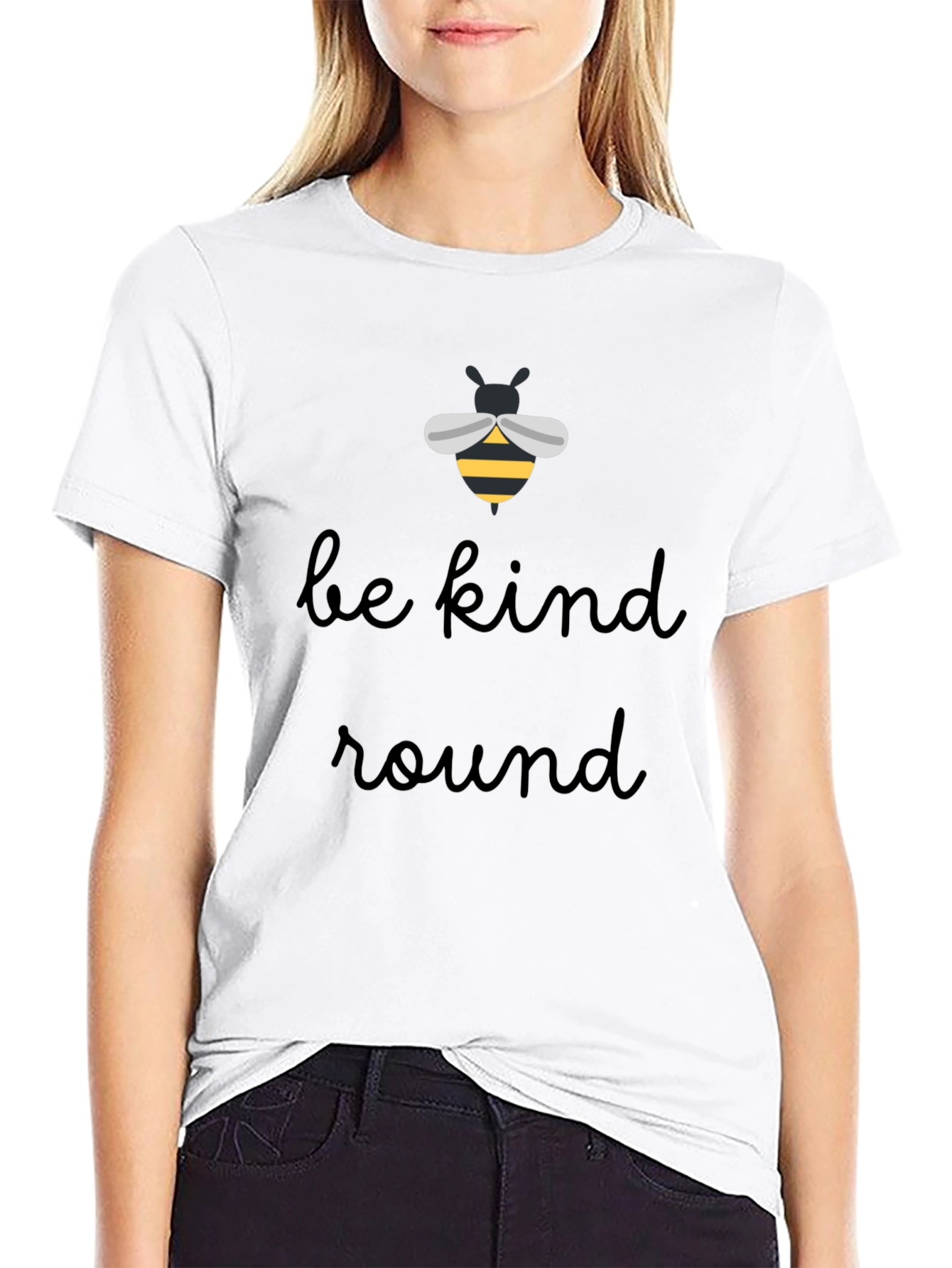 Be Kind Round Bee T-Shirt