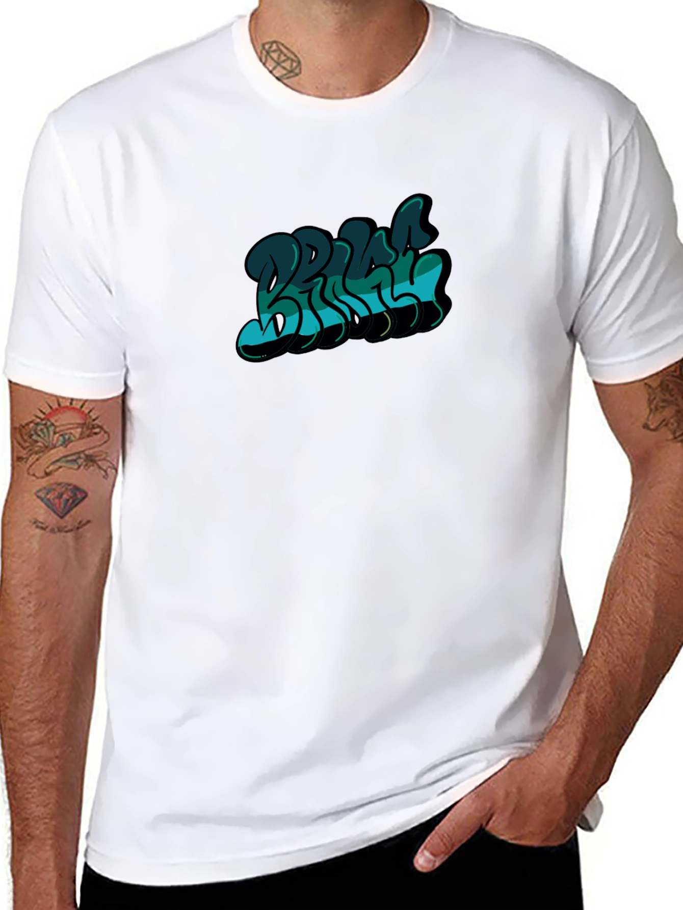 Cool Graphic Print T-Shirt - Modern Style