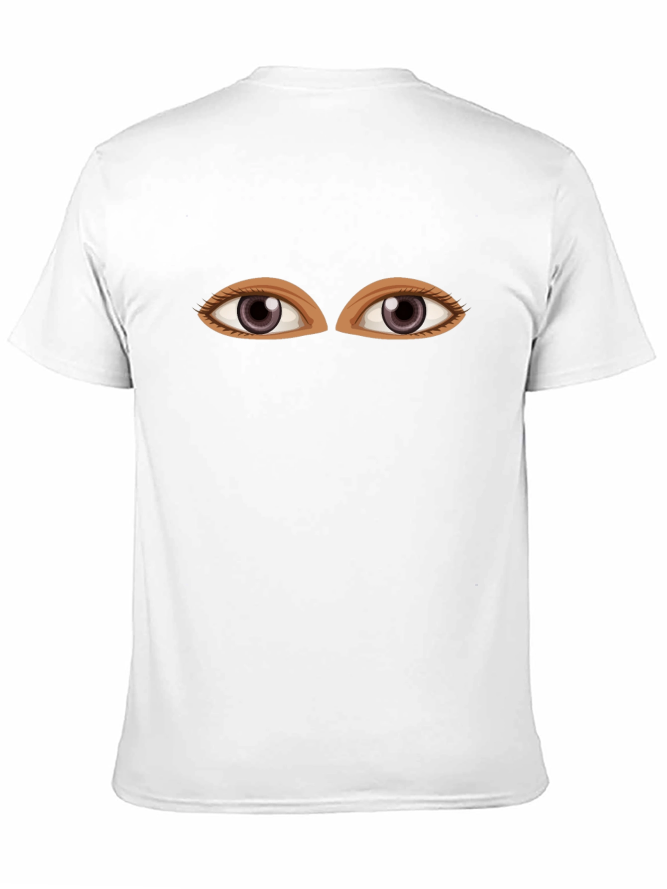 Eyes Graphic Tee - Black Cotton Comfort