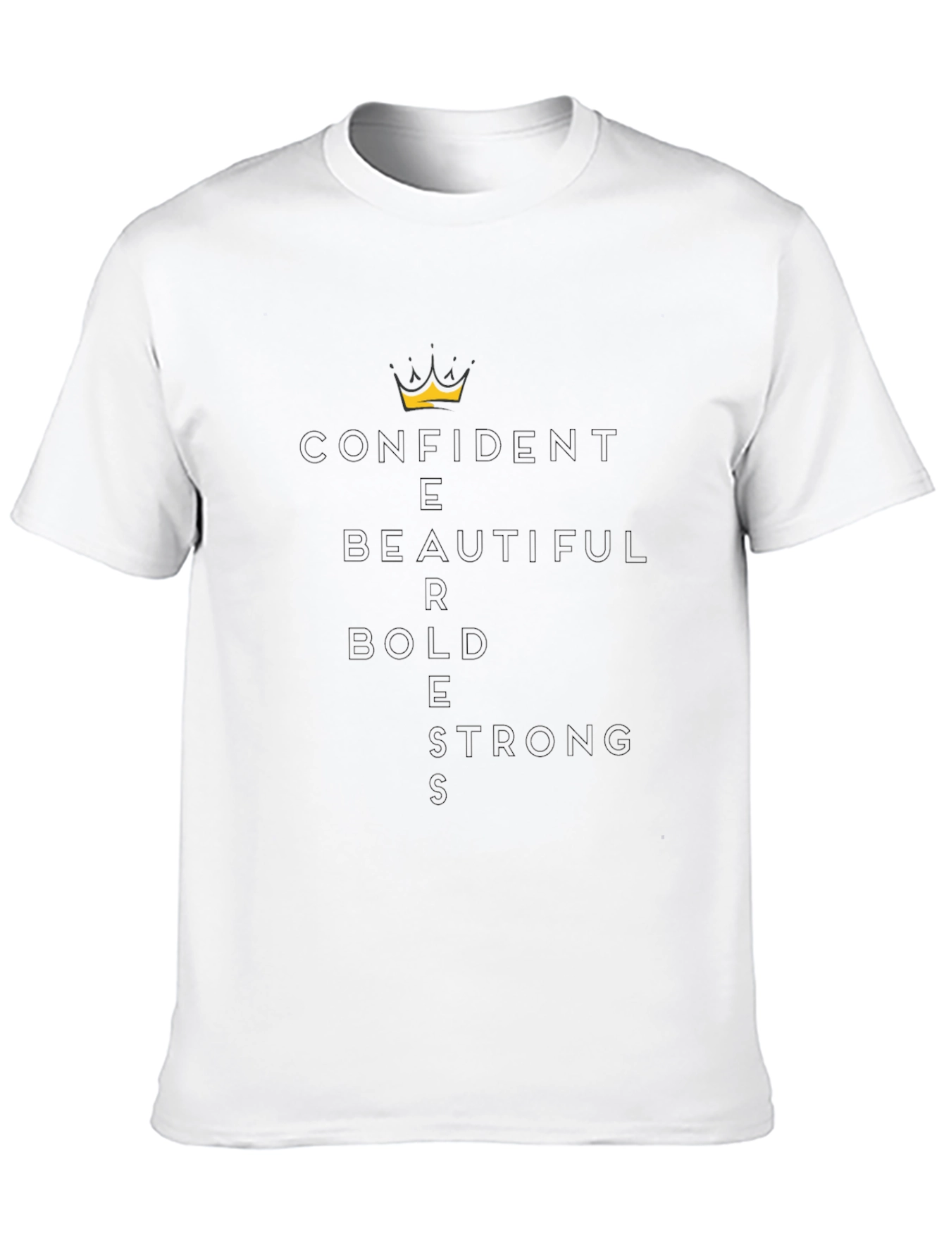 Confident Beautiful Bold Strong Graphic Tee