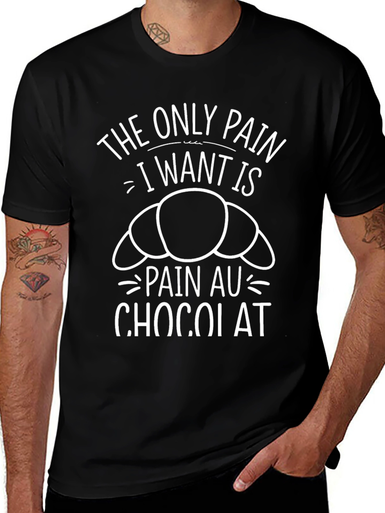 Pain Au Chocolat T-Shirt - Funny French Pastry Tee