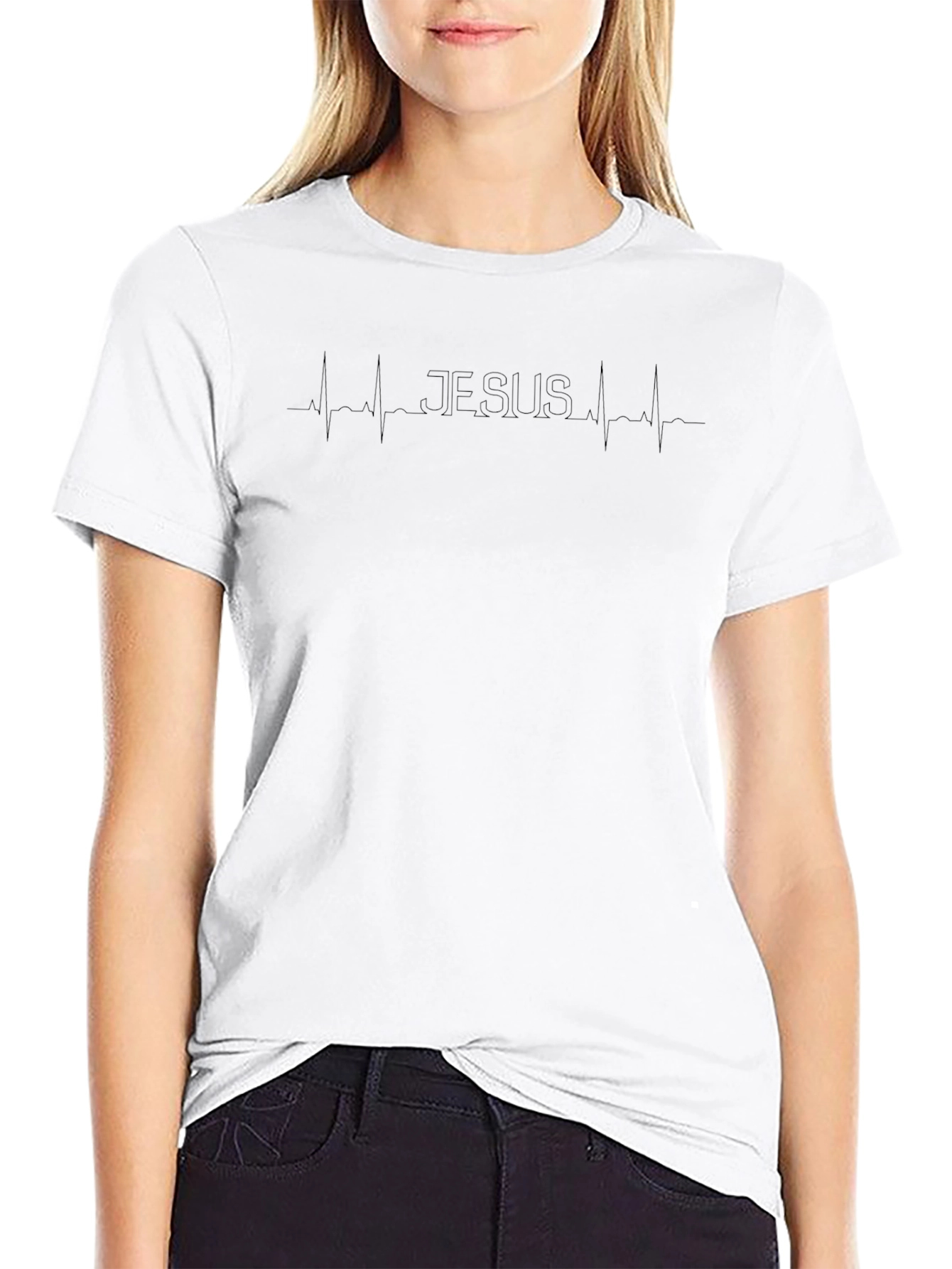 Jesus Heartbeat T-Shirt - Christian Faith Apparel
