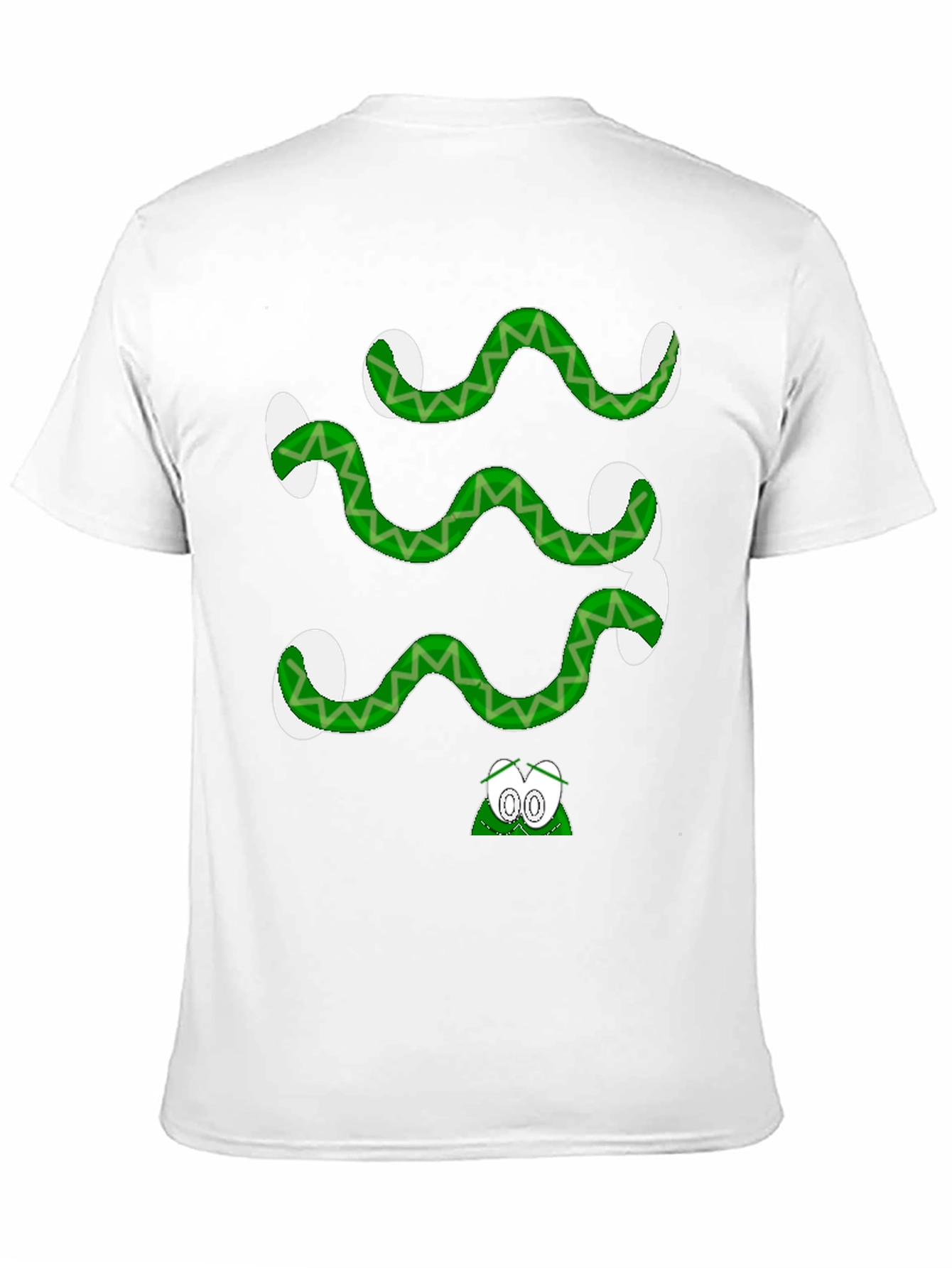 Cartoon Snake Graphic Tee - Quirky Style