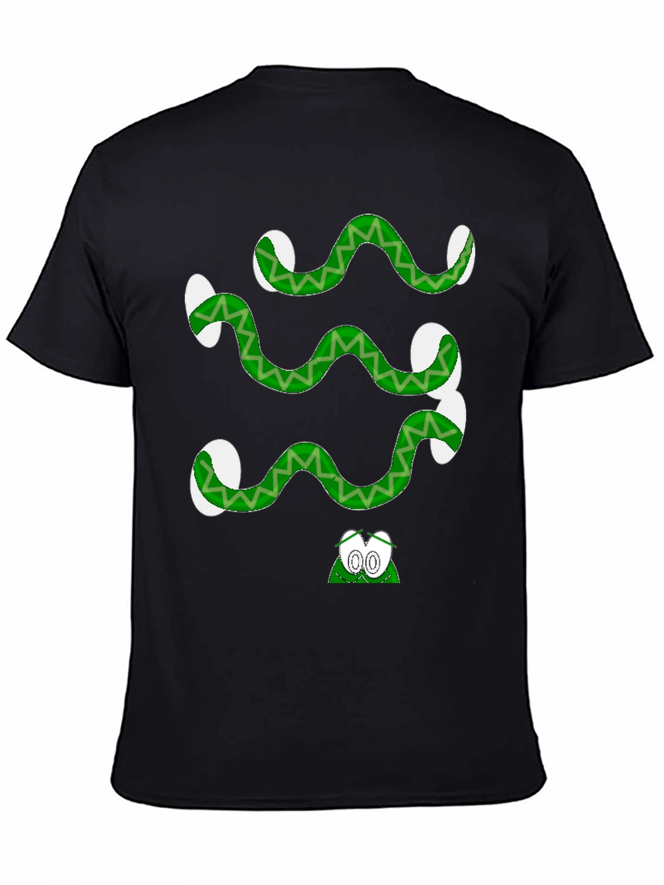 Cartoon Snake Graphic Tee - Quirky Style
