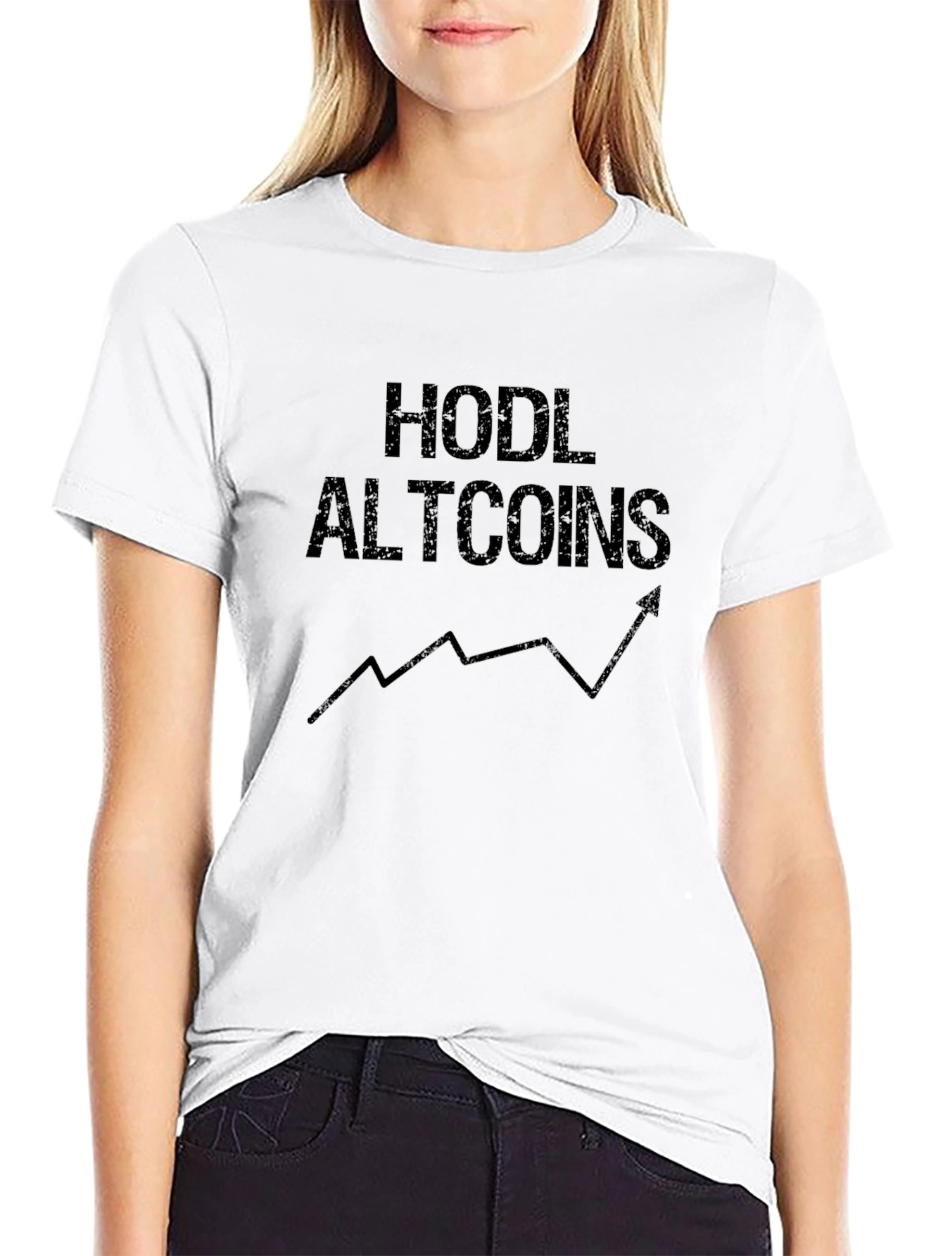 HODL Altcoins Crypto Black Tee