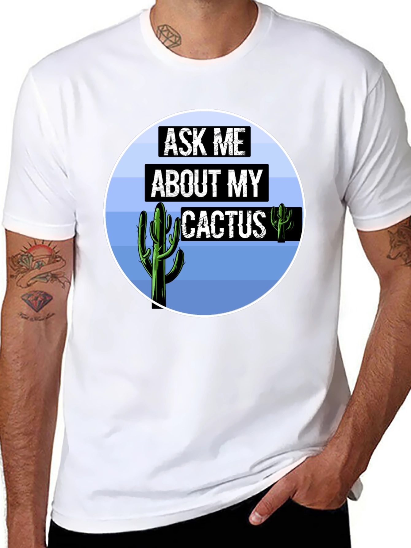 Ask Me About My Cactus T-Shirt