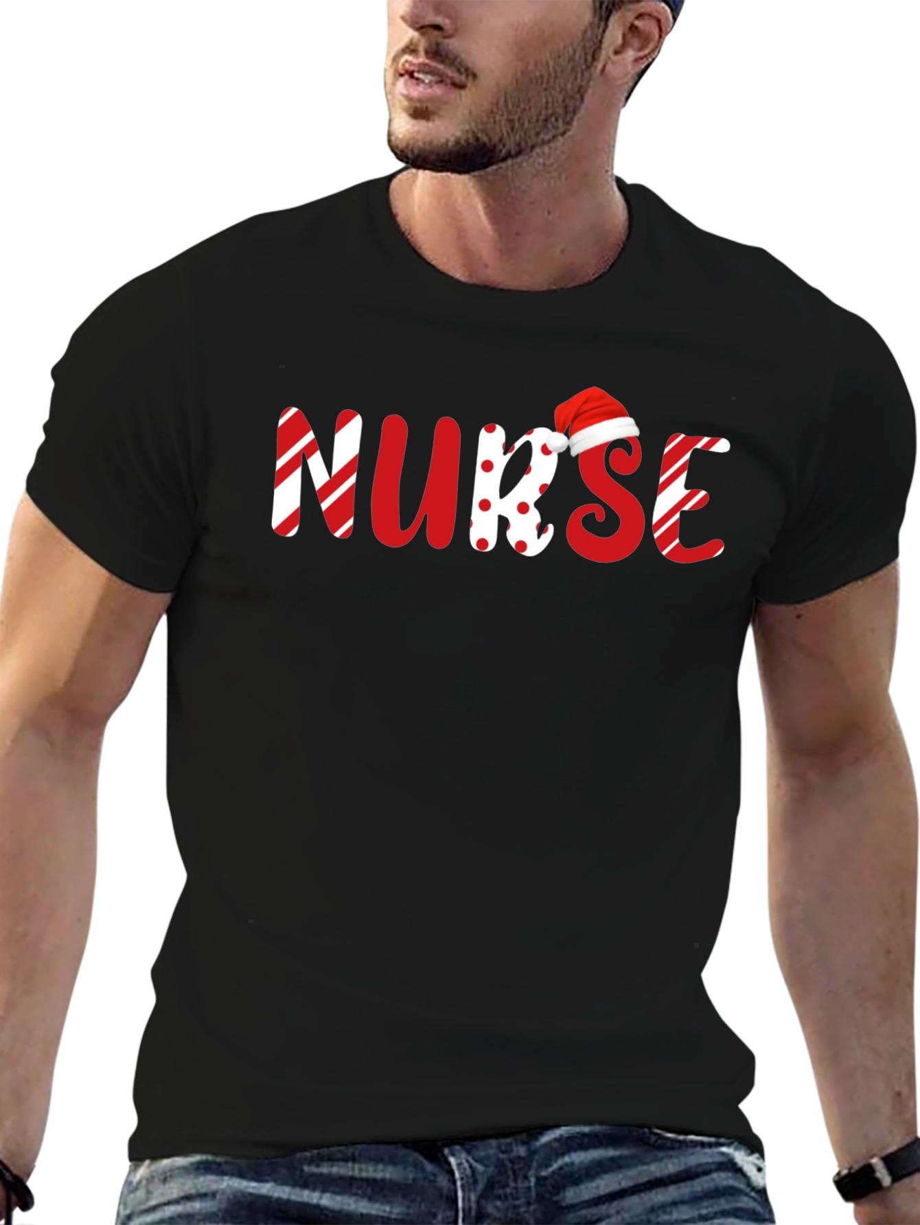 Nurse Christmas Themed T-Shirt