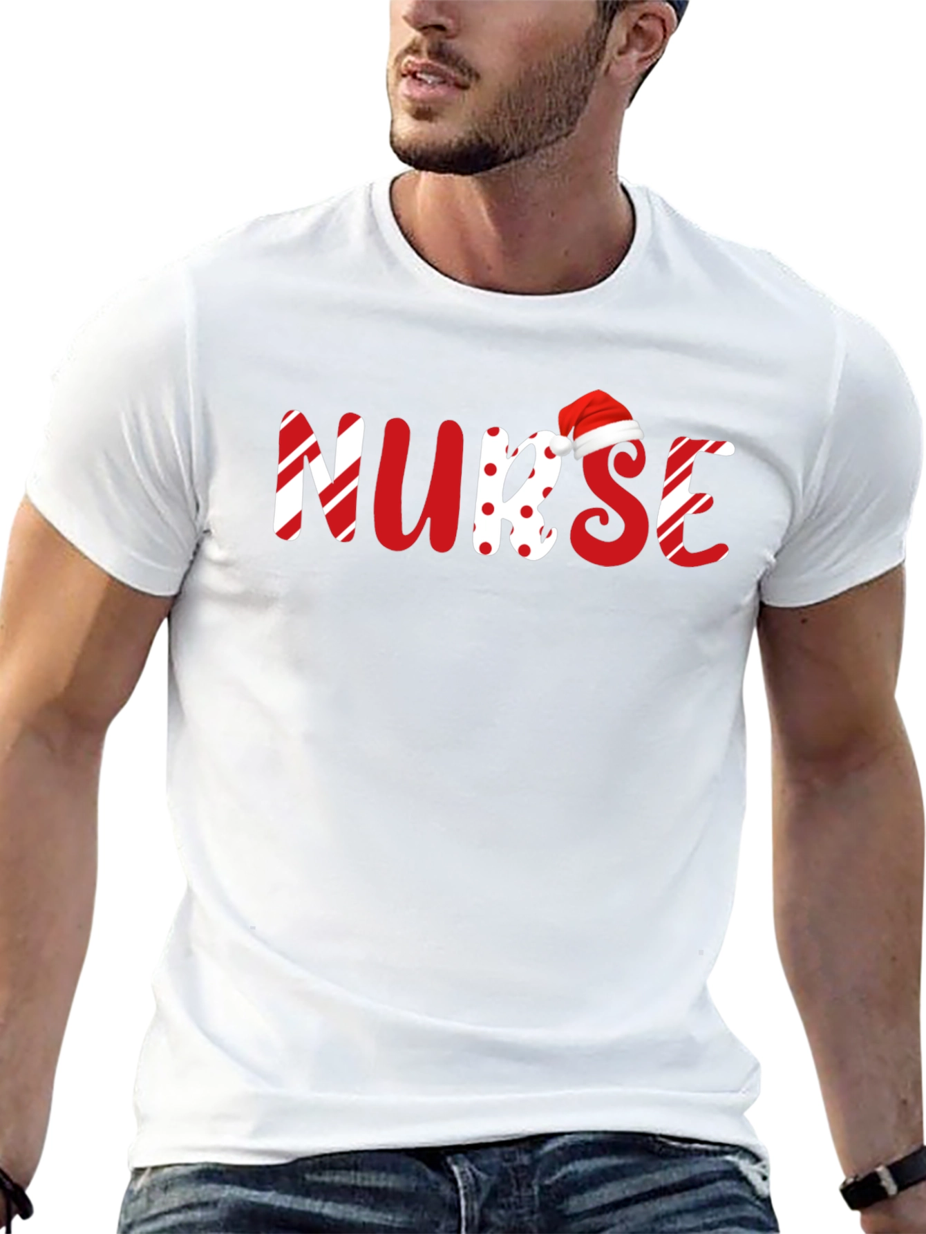Nurse Christmas Themed T-Shirt
