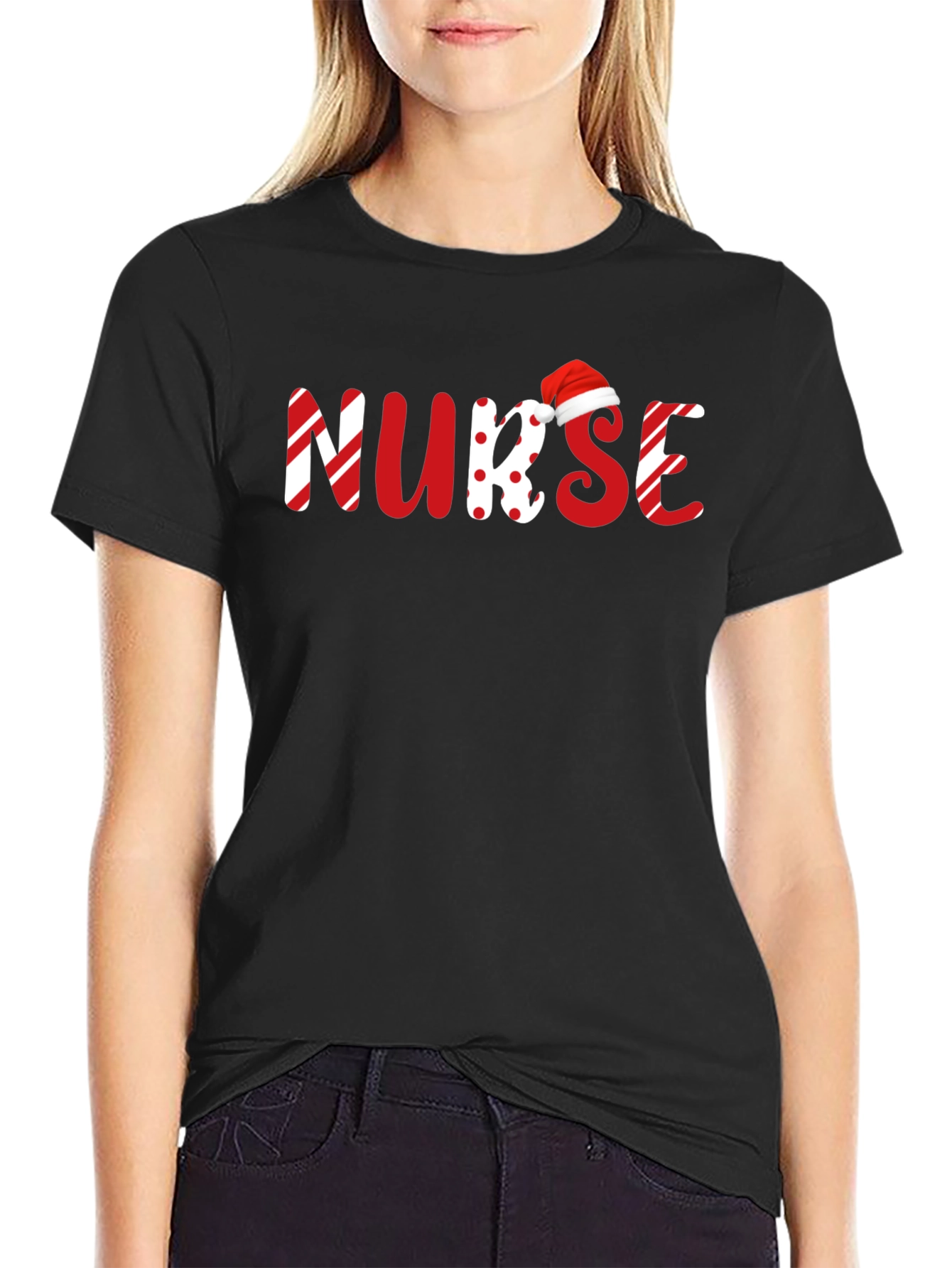 Nurse Christmas Themed T-Shirt