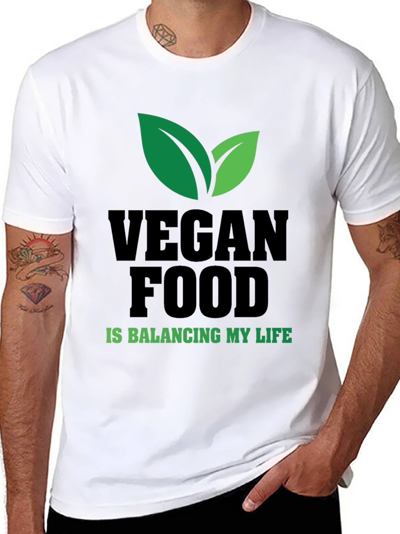 Vegan Food Balancing Life T-Shirt