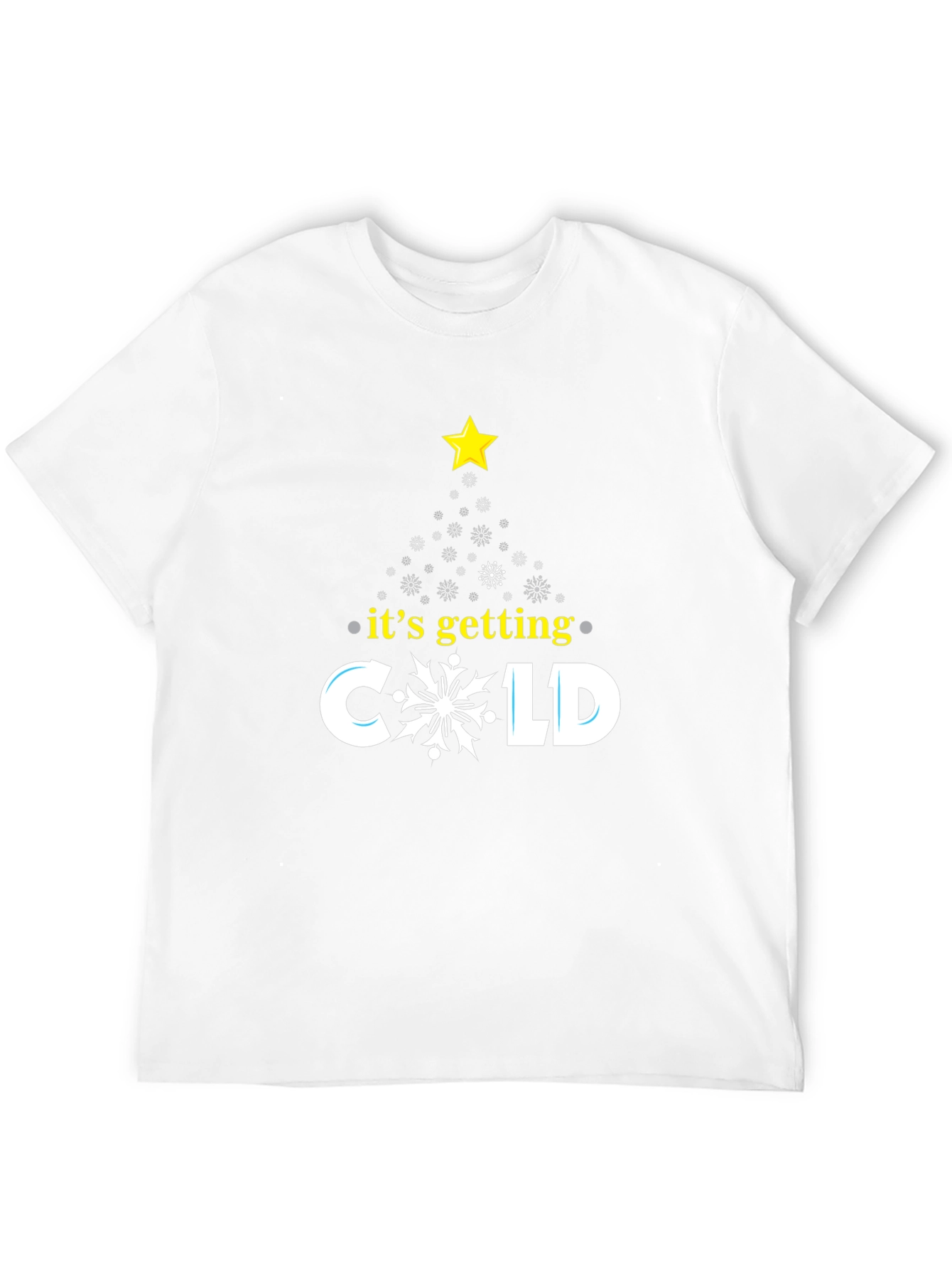 Its Getting COLD Black Holiday T-Shirt