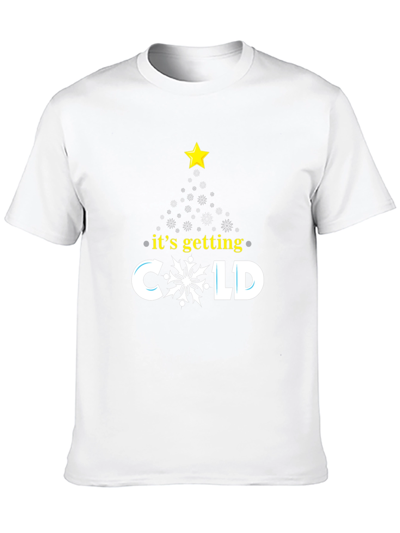 Its Getting COLD Black Holiday T-Shirt