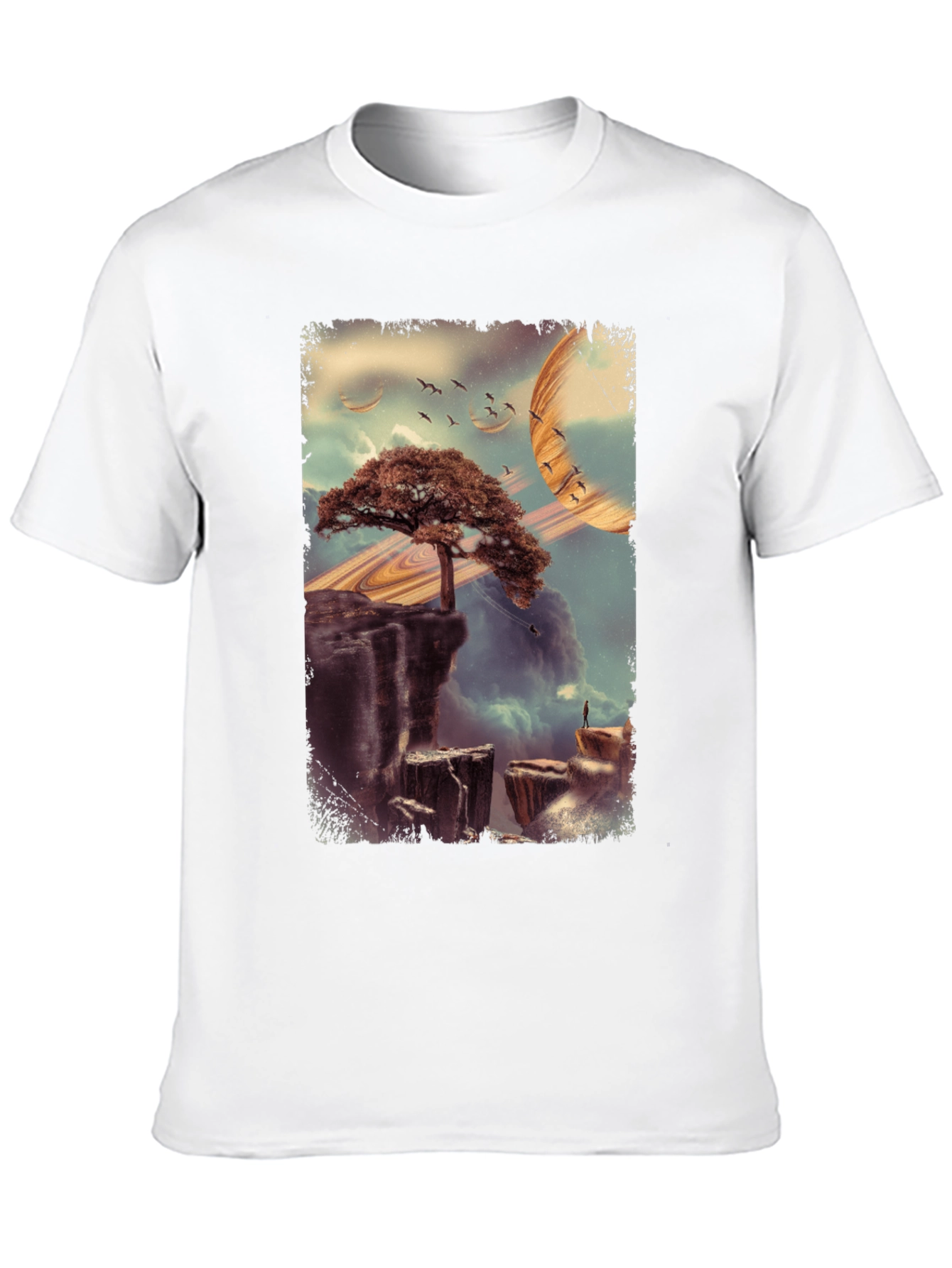 Dreamscape Tree Black Graphic Tee