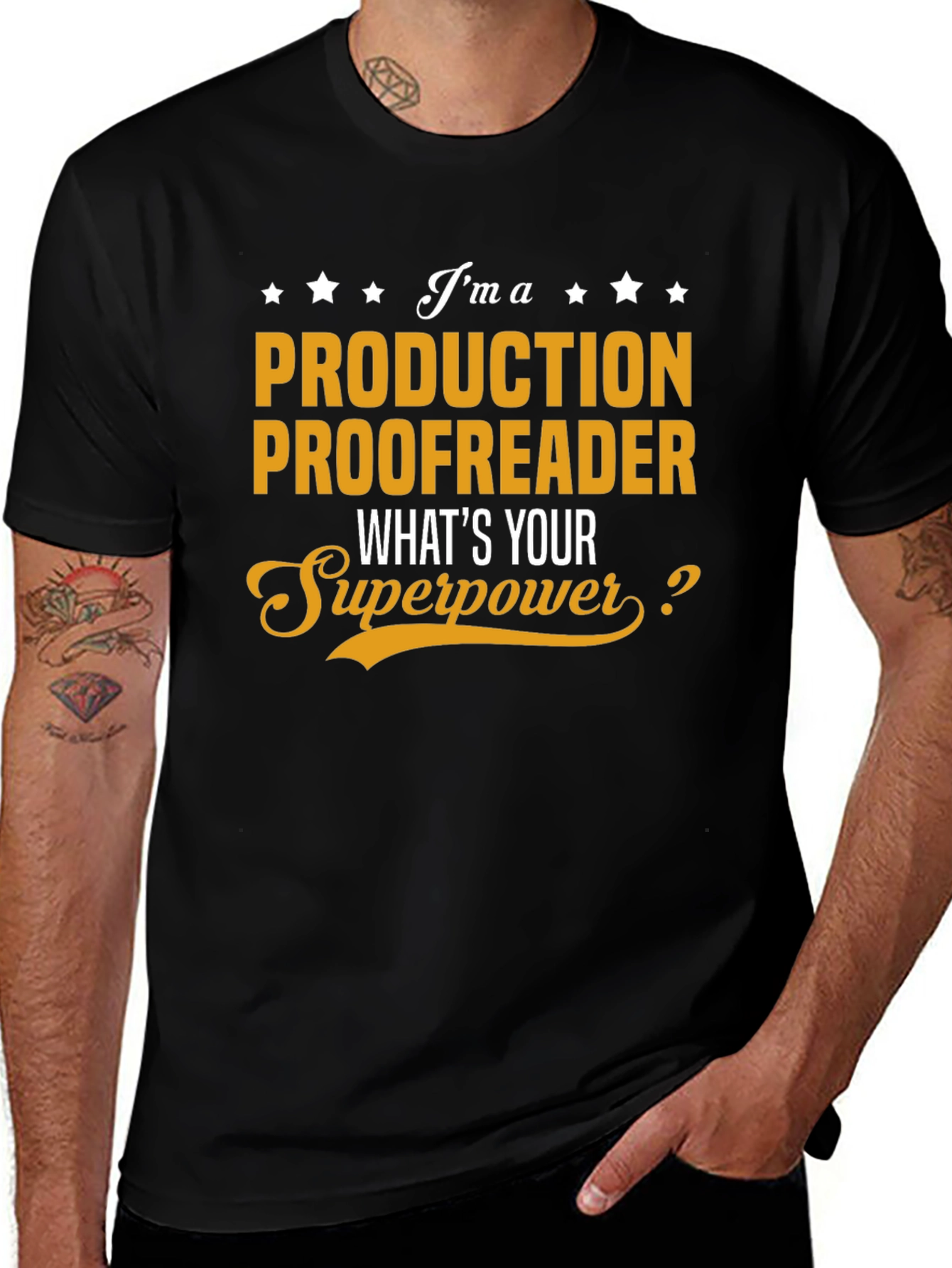 Production Proofreader Superpower T-Shirt