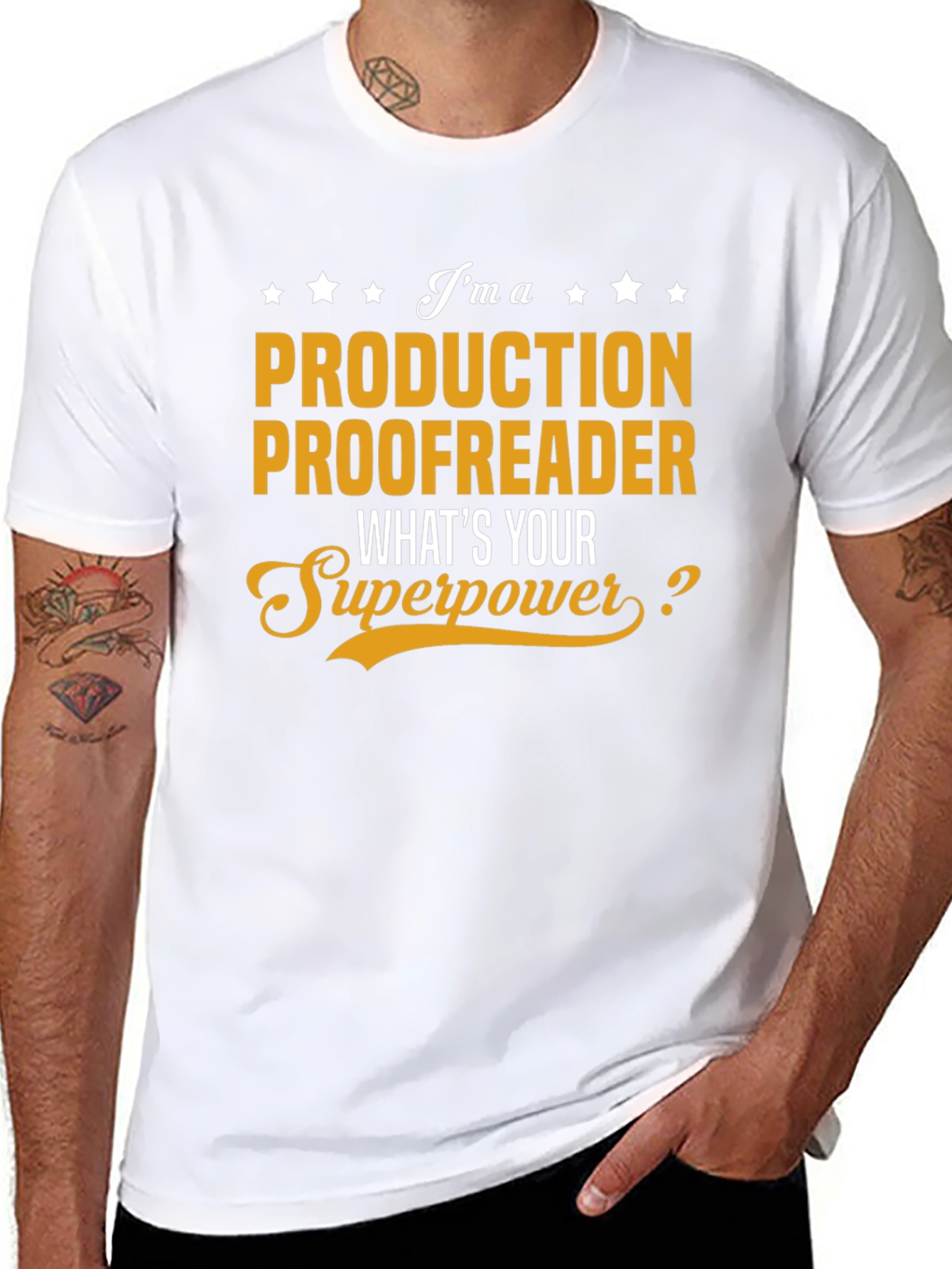 Production Proofreader Superpower T-Shirt